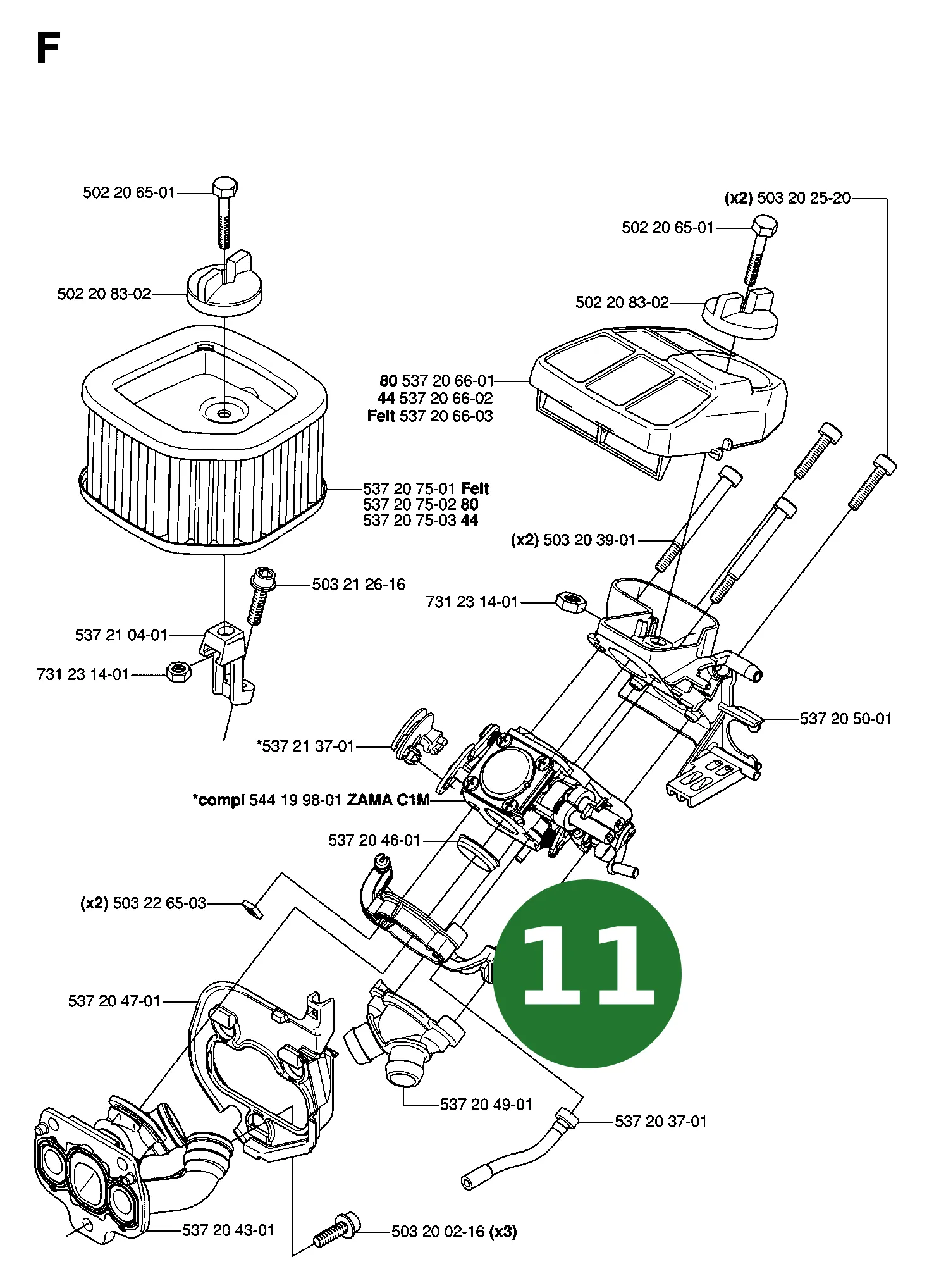 Position im Ersatzteilkatalog