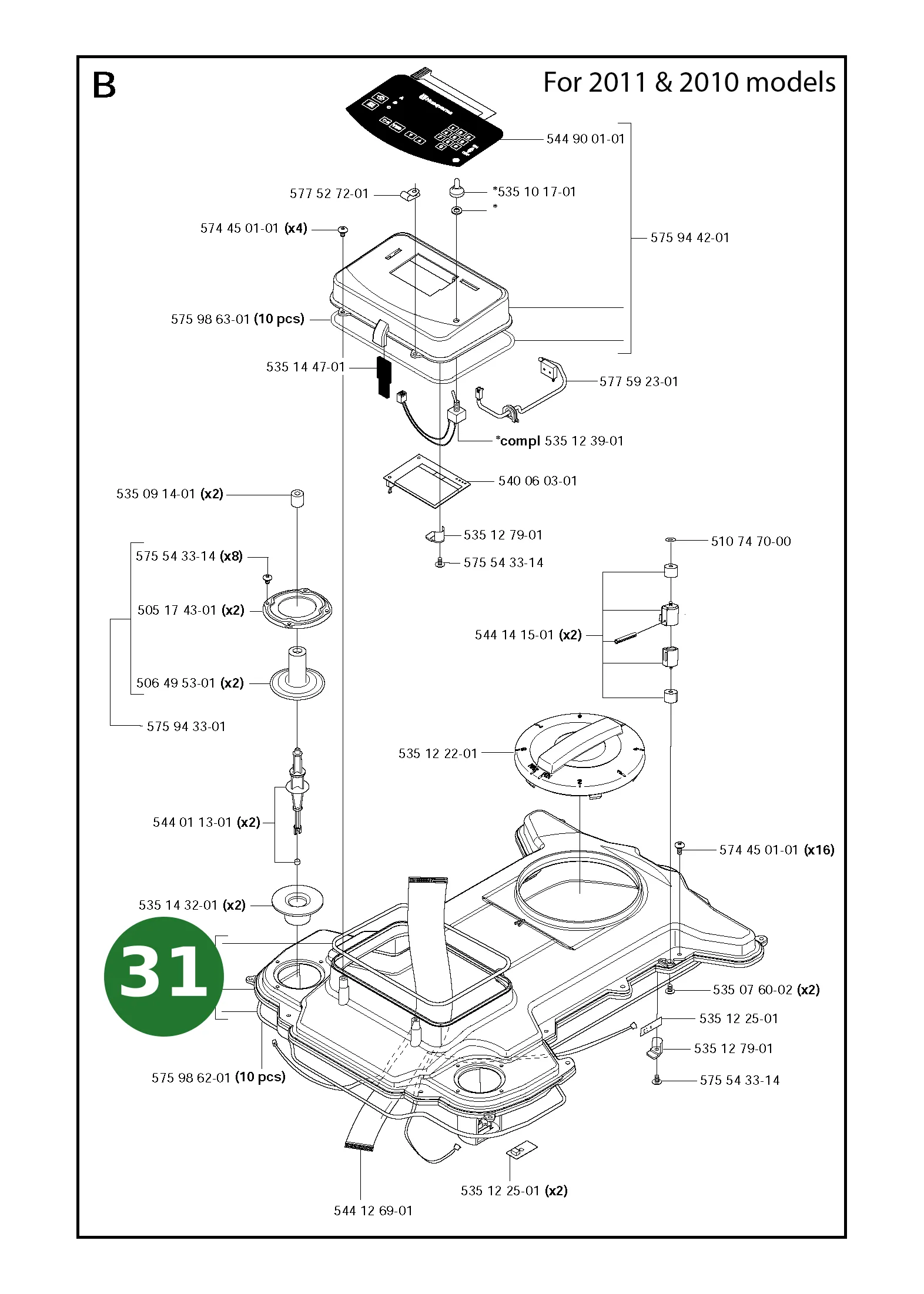 Position im Ersatzteilkatalog