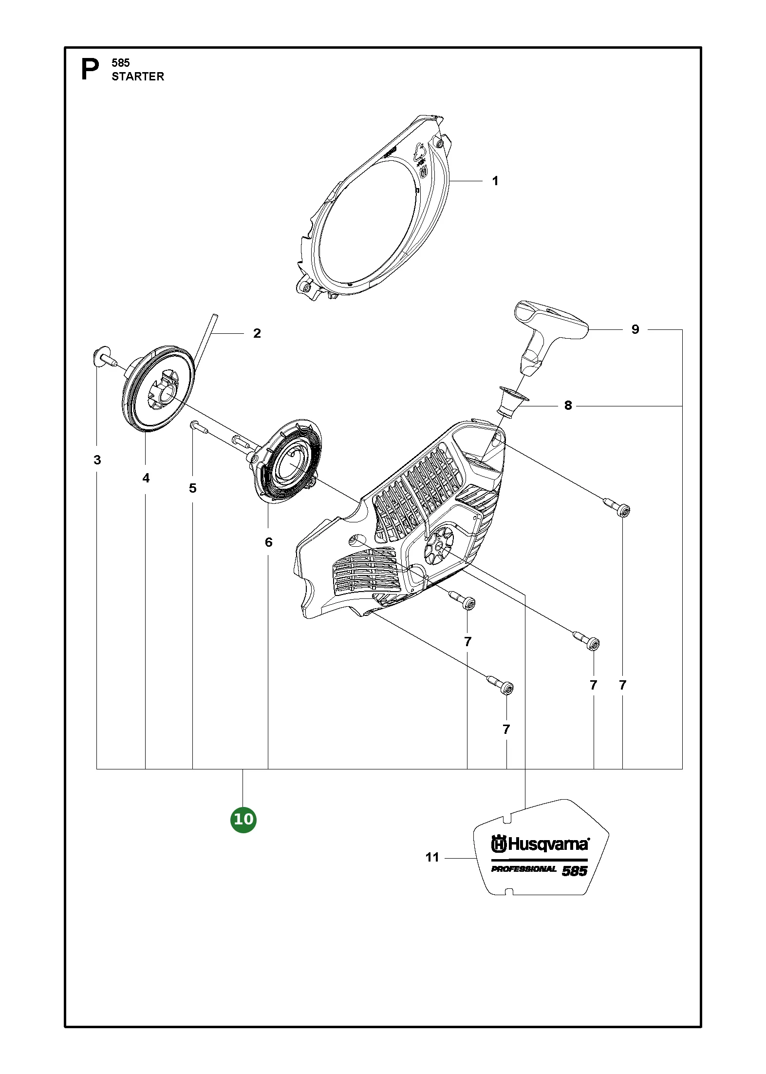 Position im Ersatzteilkatalog
