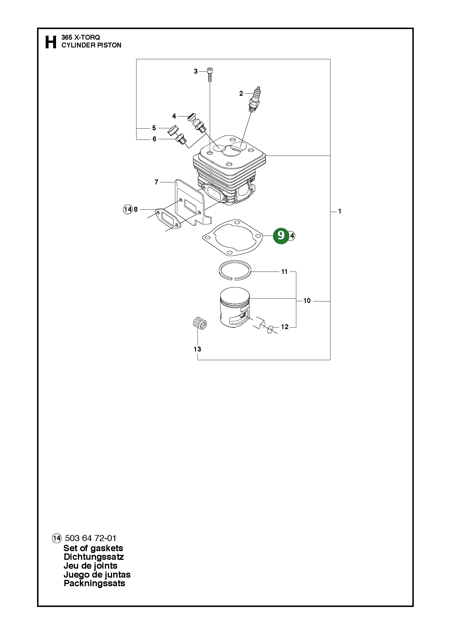 Position im Ersatzteilkatalog