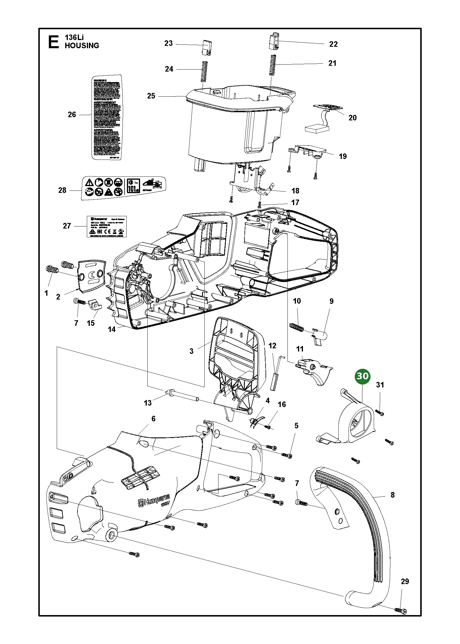 Position im Ersatzteilkatalog
