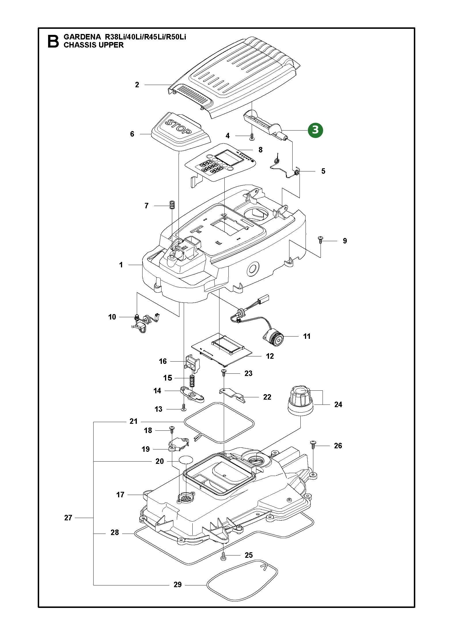 Position im Ersatzteilkatalog