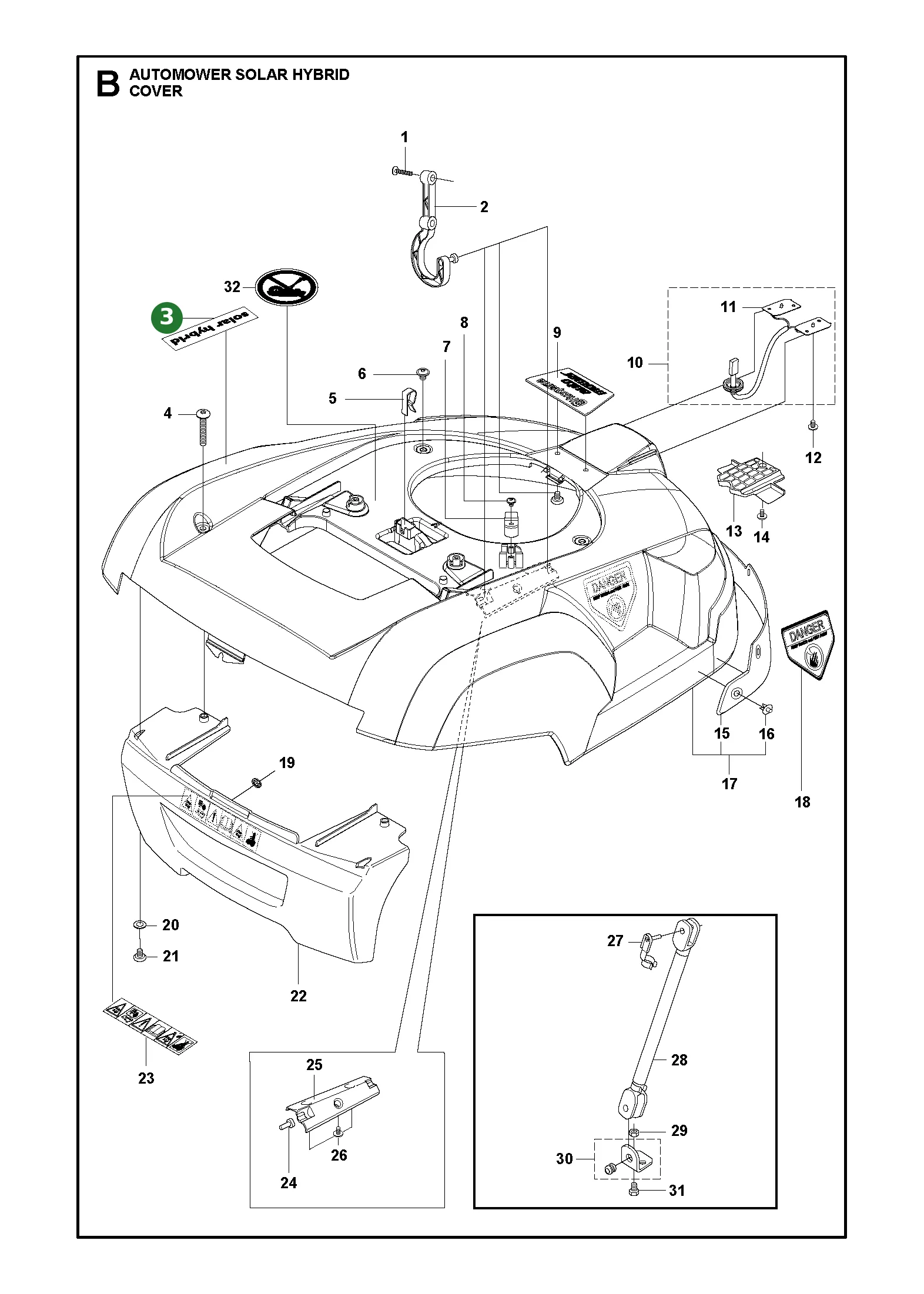 Position im Ersatzteilkatalog