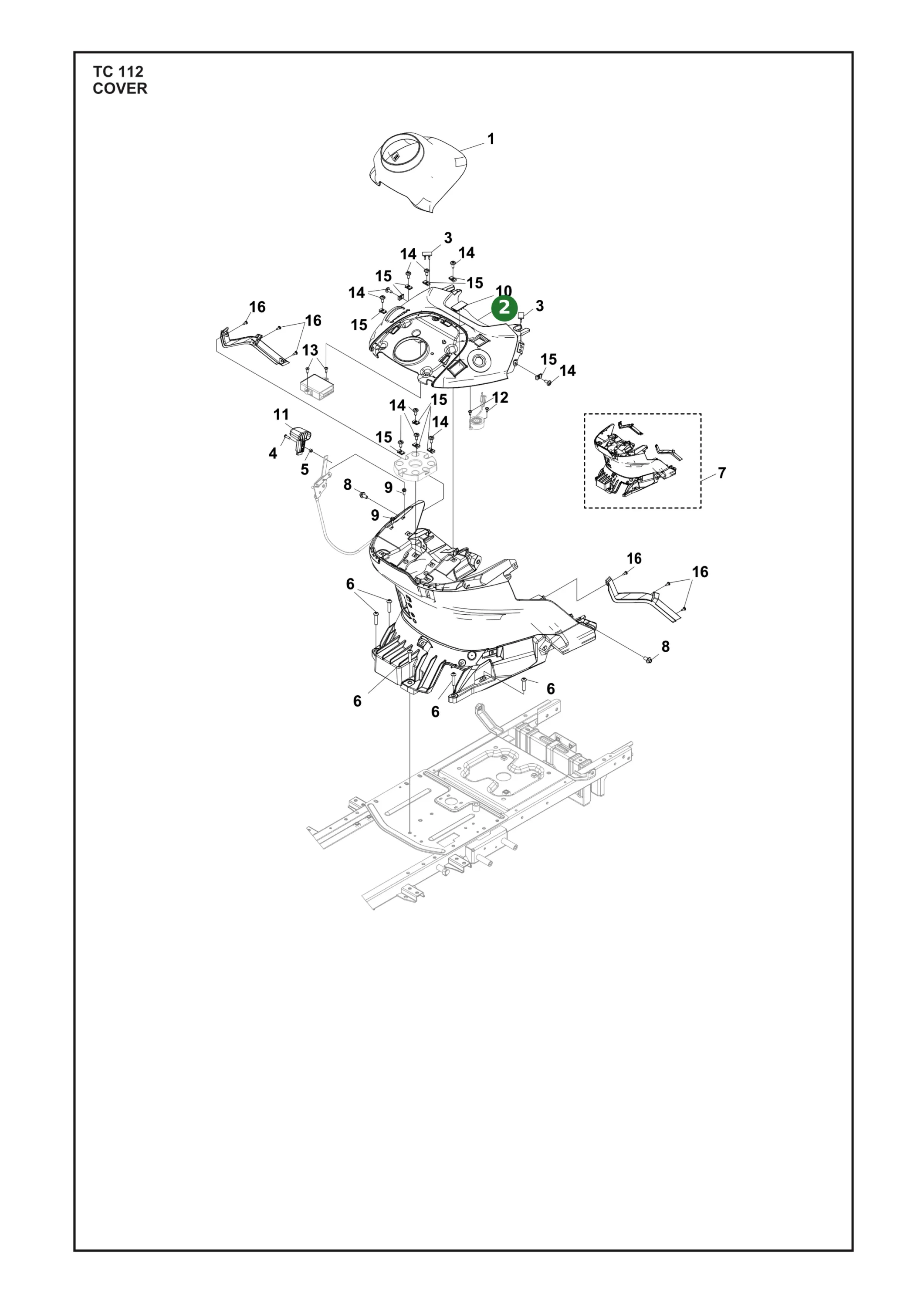 Position im Ersatzteilkatalog