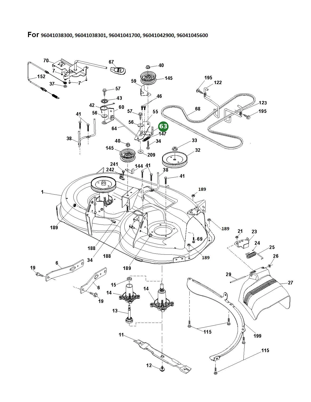 Arm f&uuml;r Husqvarna Aufsitzrasenm&auml;her