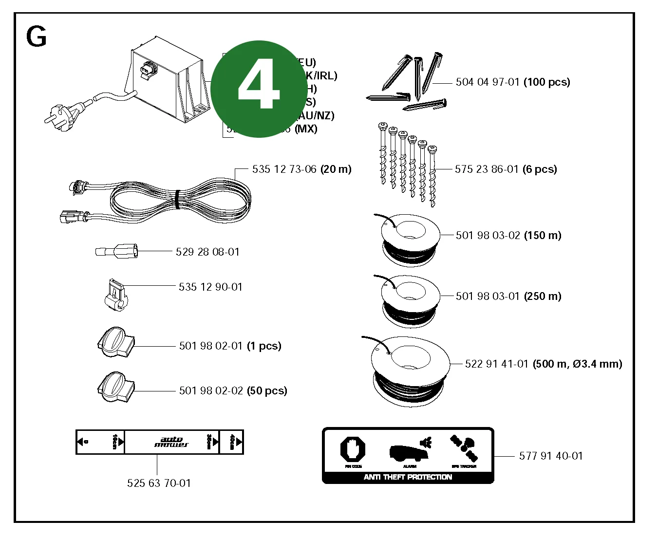 Position im Ersatzteilkatalog