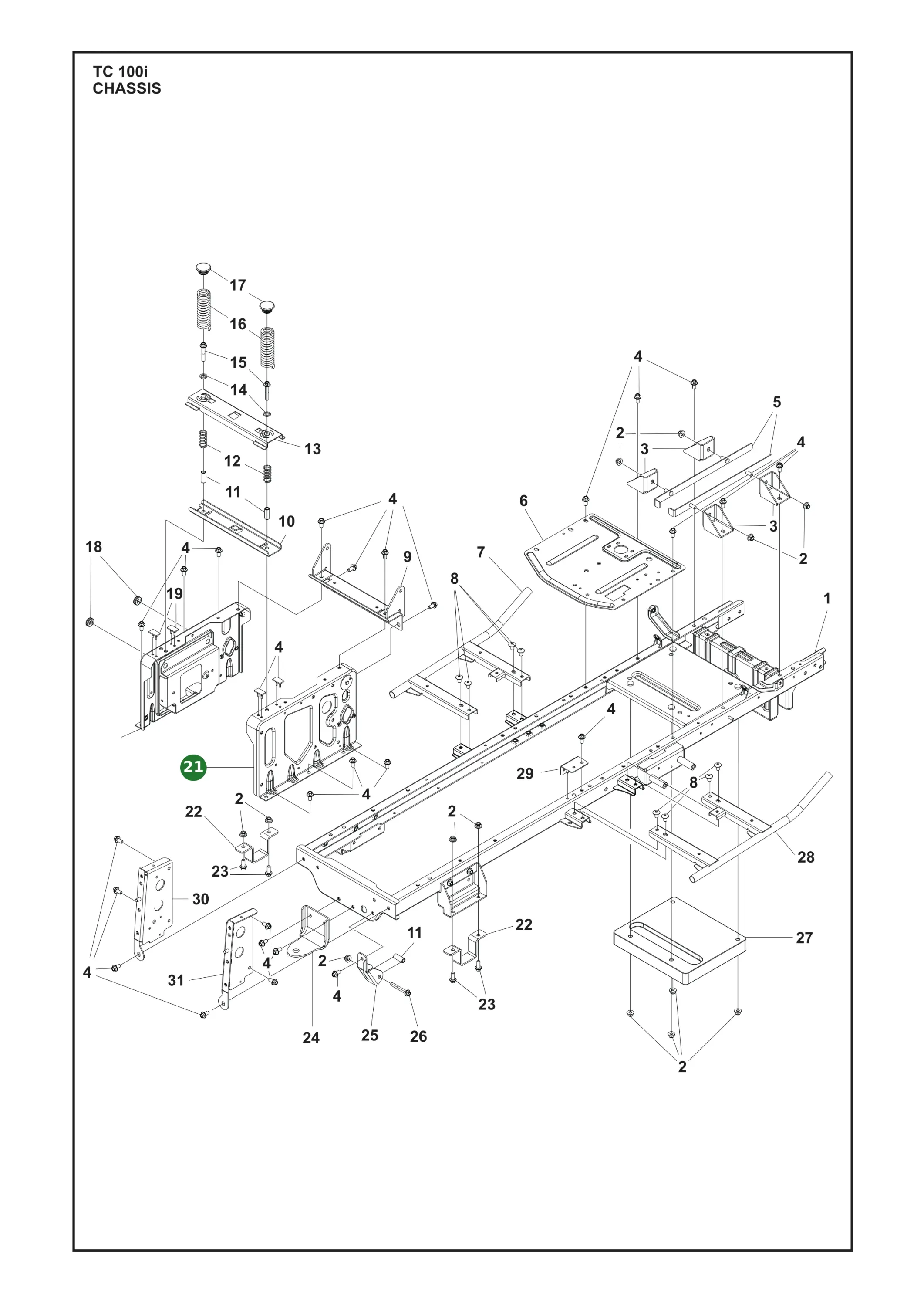 Position im Ersatzteilkatalog