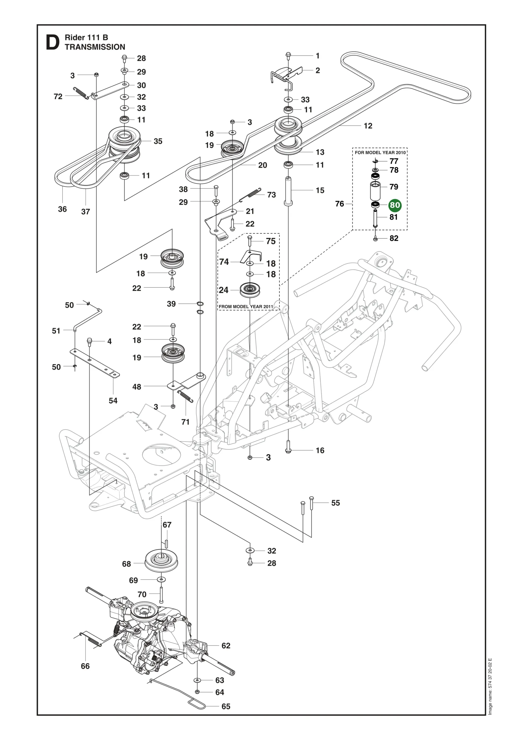 Position im Ersatzteilkatalog