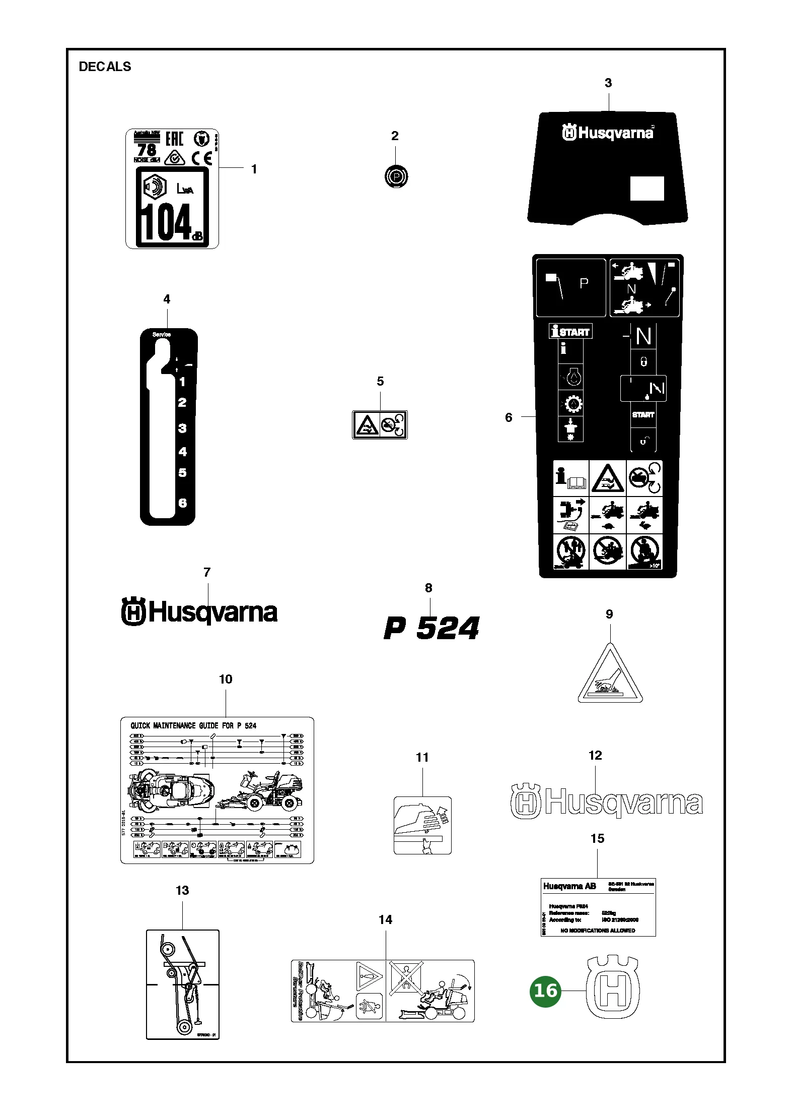 Position im Ersatzteilkatalog