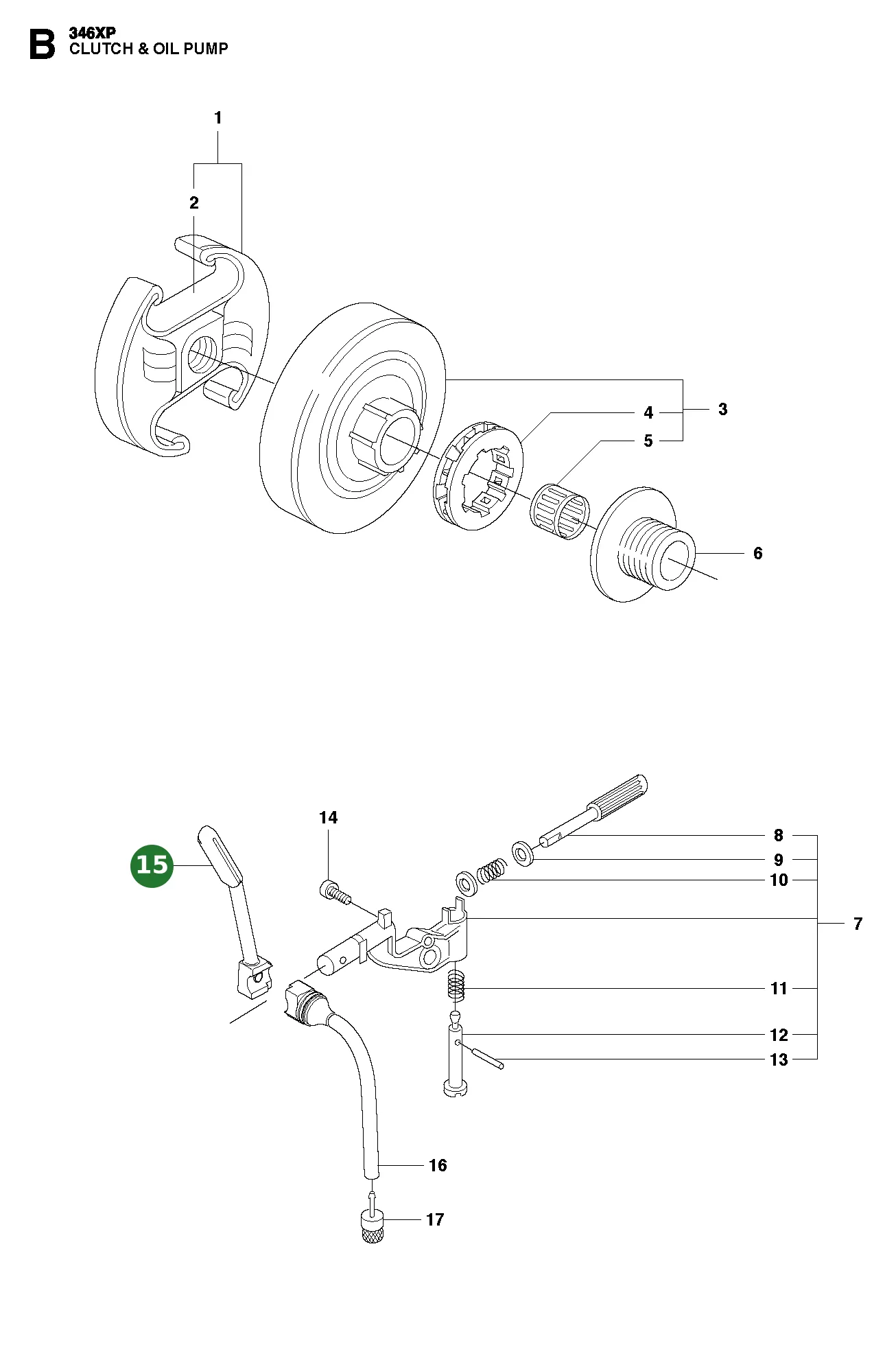 &Ouml;ldruckschlauch f&uuml;r Husqvarna Motors&auml;gen...