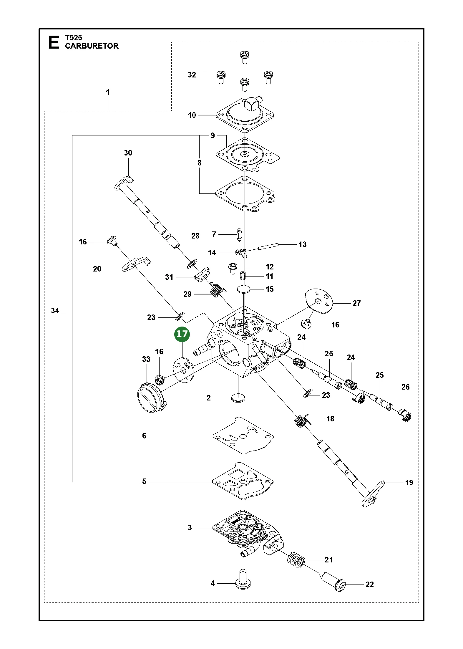 Position im Ersatzteilkatalog