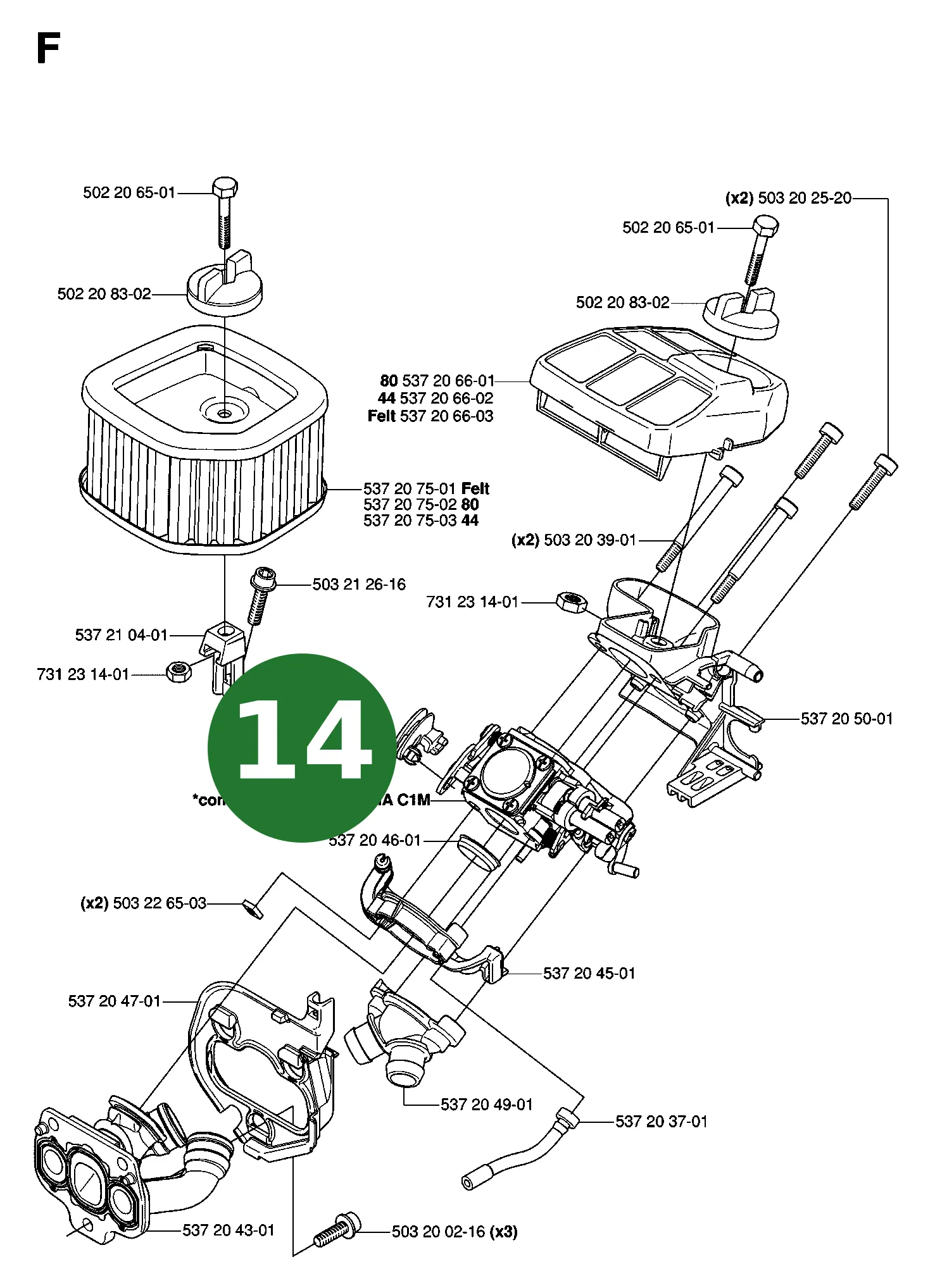 Position im Ersatzteilkatalog