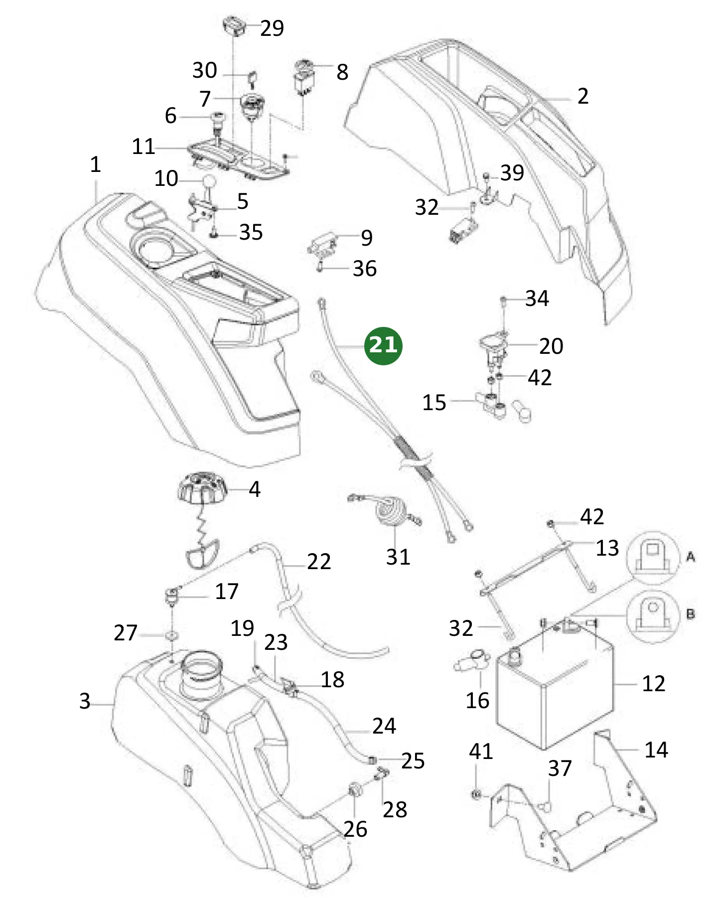 Position im Ersatzteilkatalog