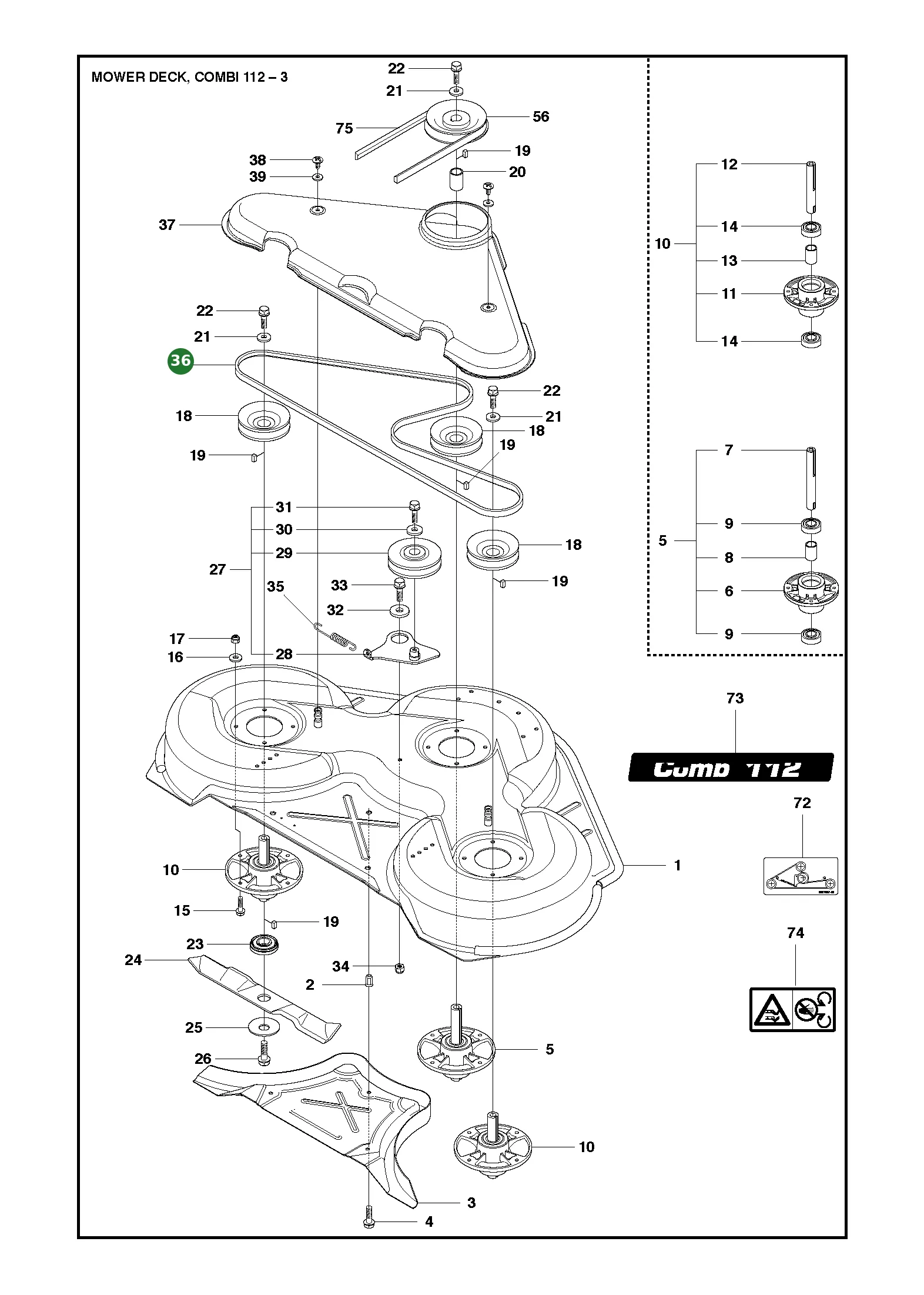 Position im Ersatzteilkatalog