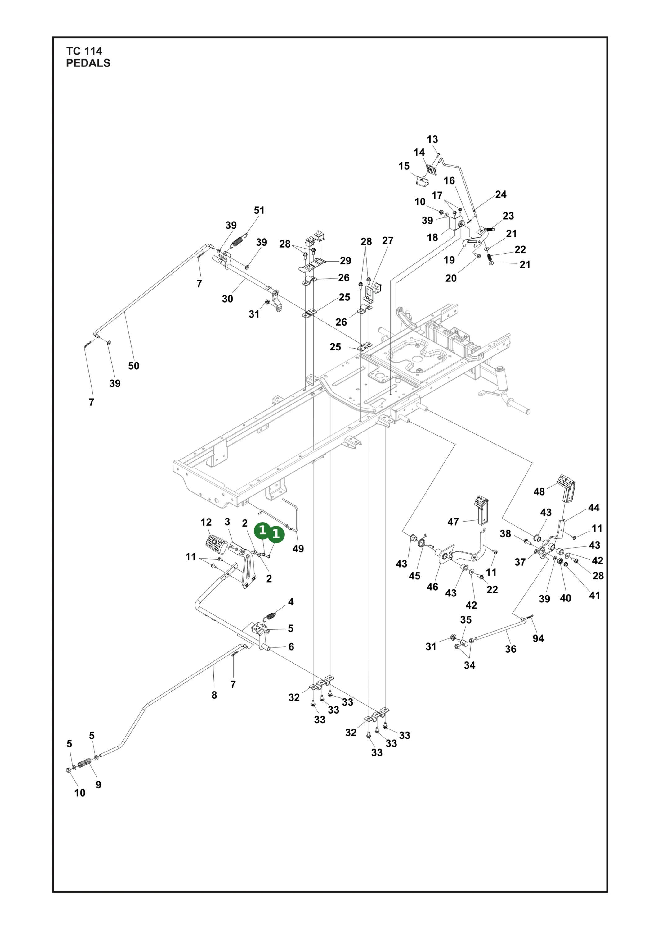 Position im Ersatzteilkatalog
