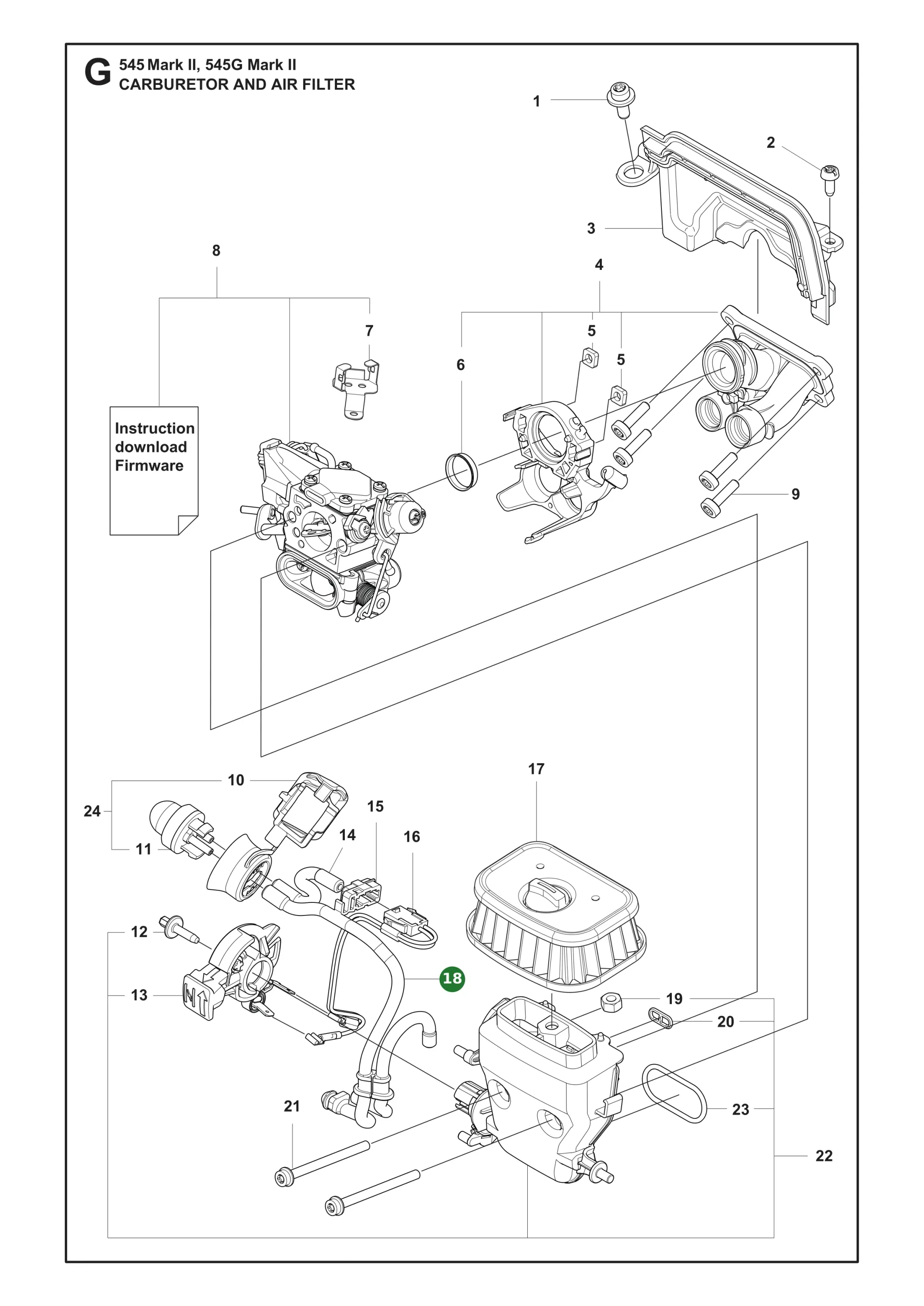 Kraftstoffschlauch f&uuml;r Husqvarna Motors&auml;gen