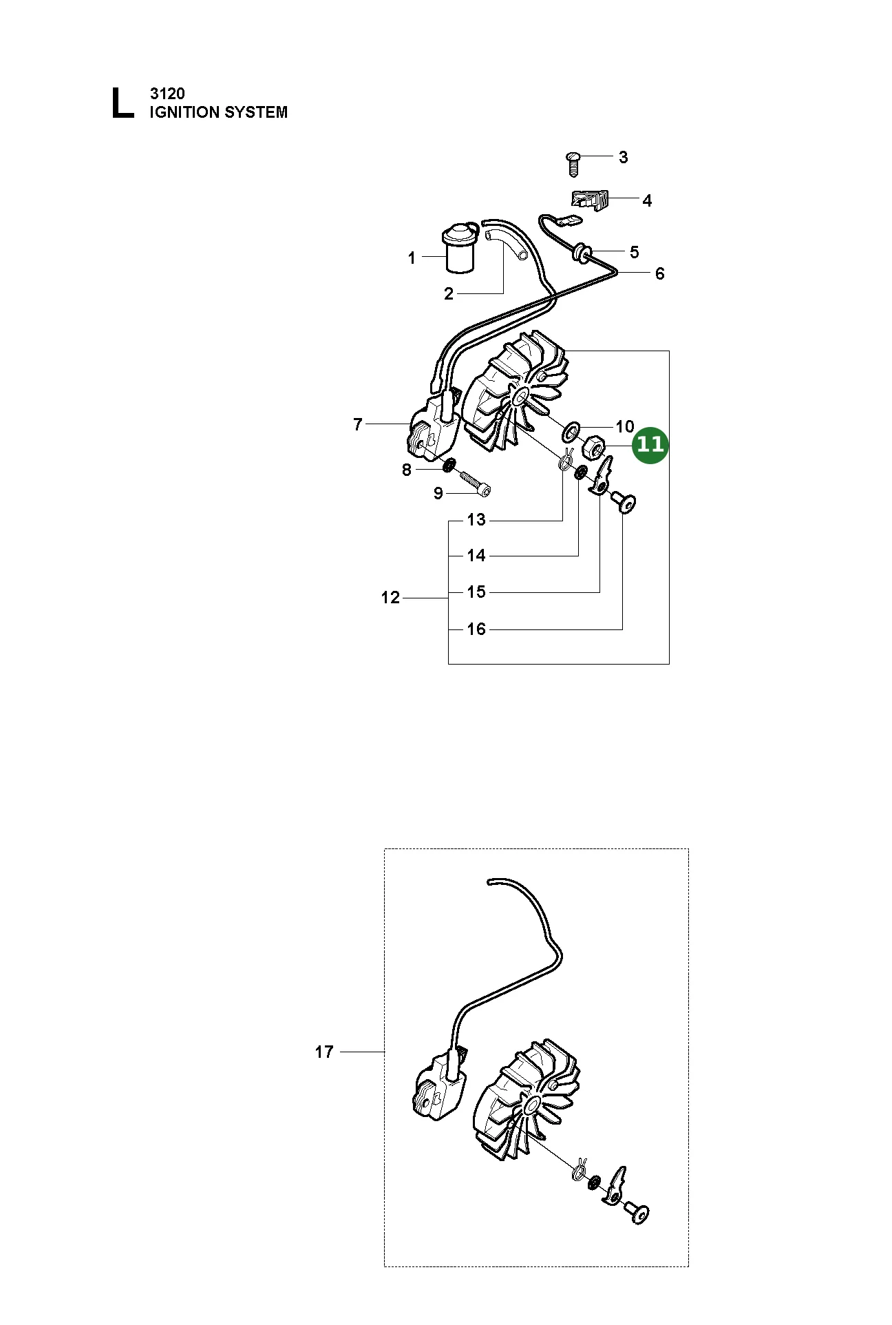 Position im Ersatzteilkatalog
