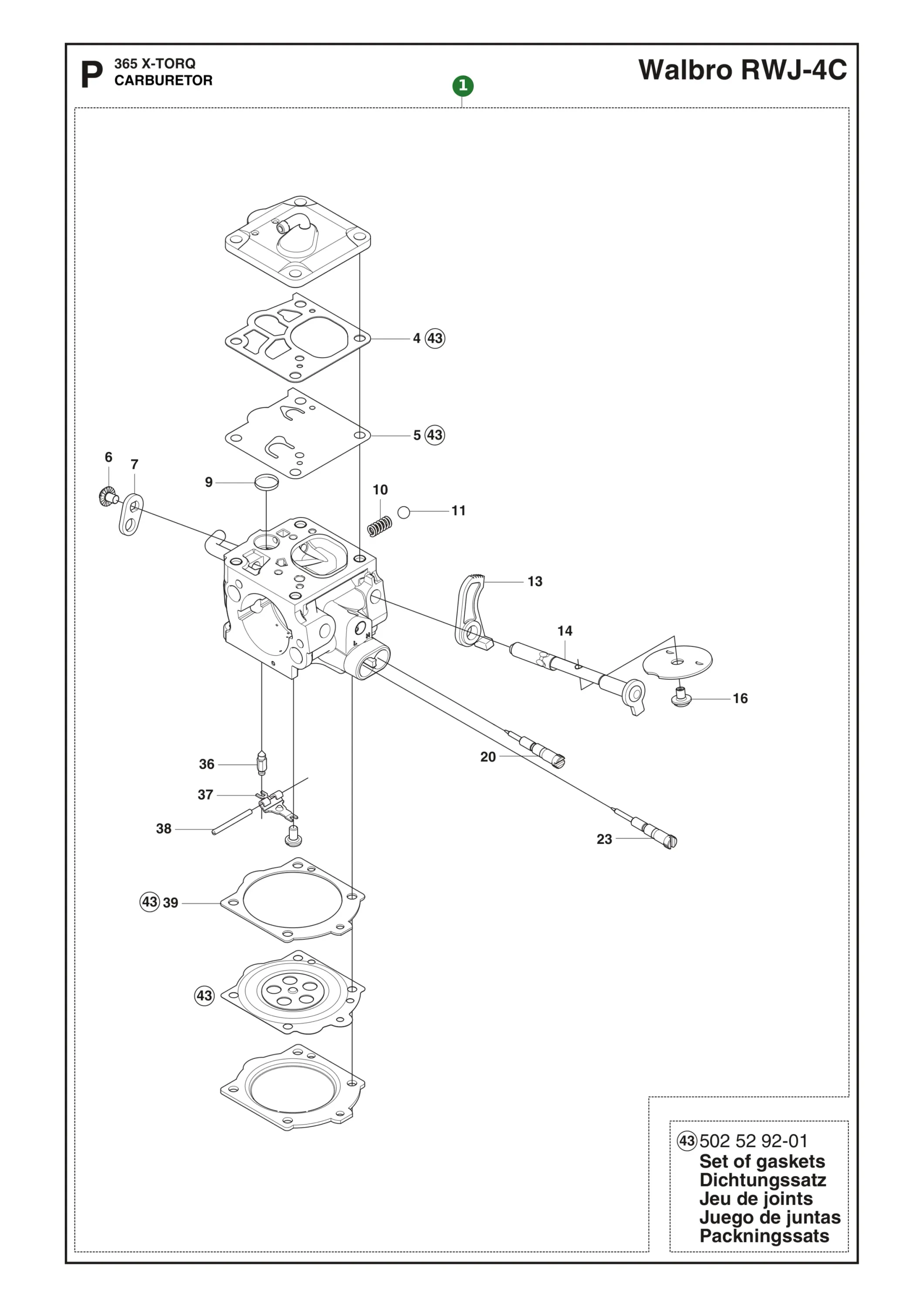Position im Ersatzteilkatalog