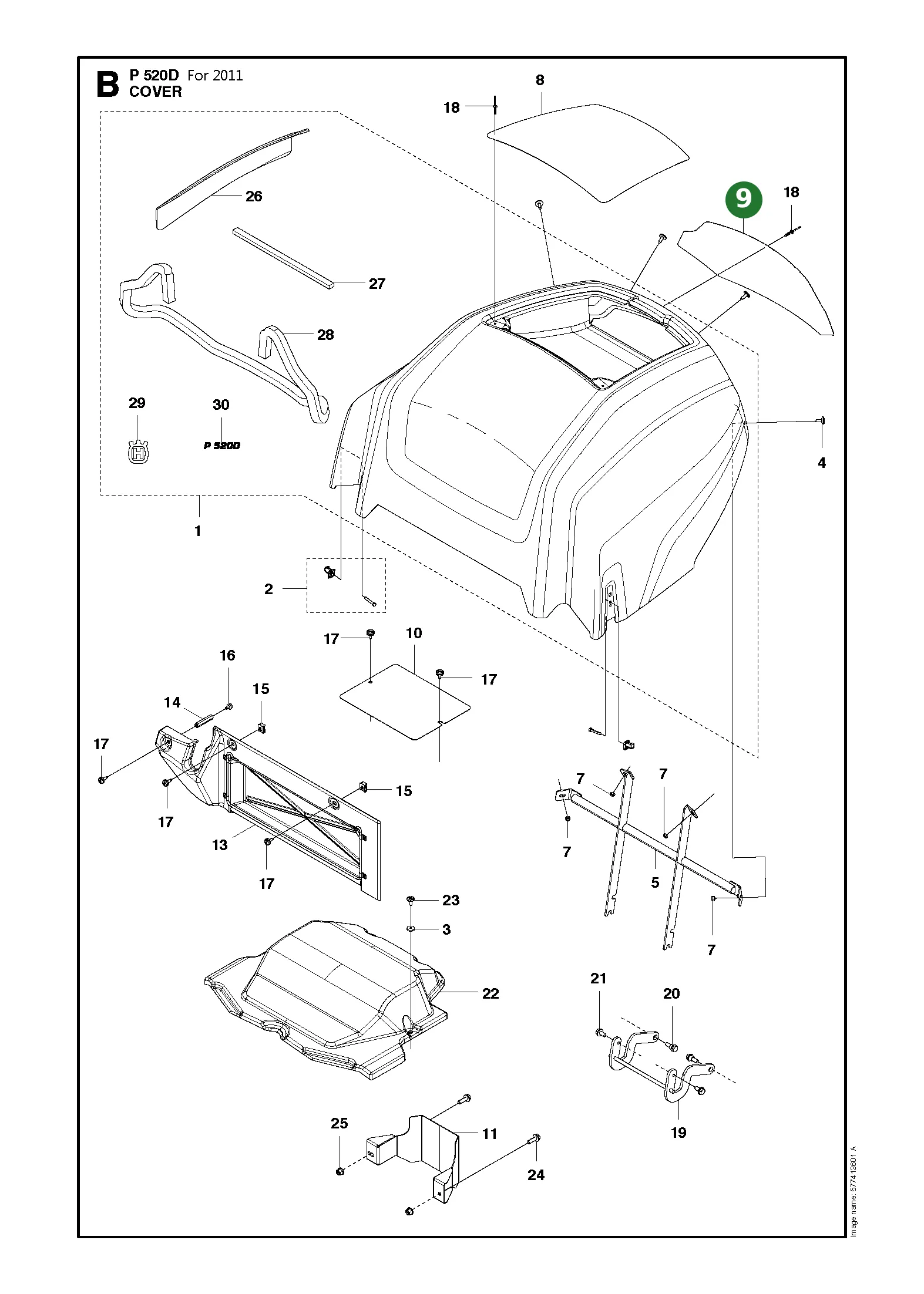 Position im Ersatzteilkatalog