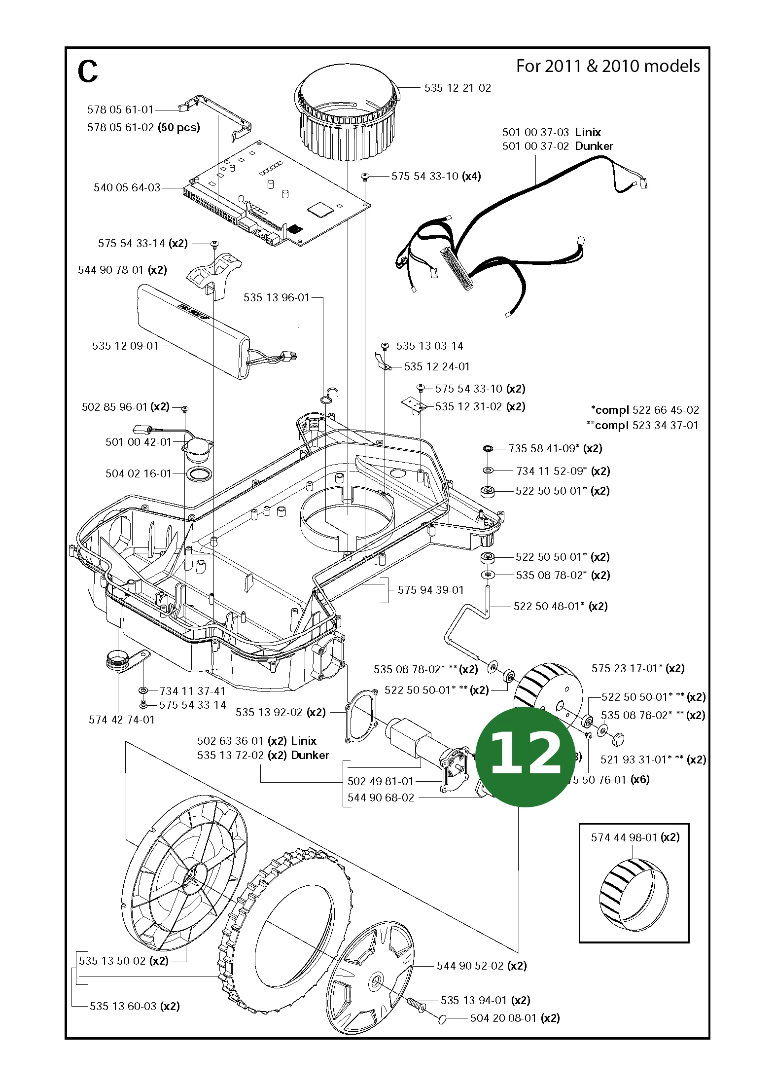 Position im Ersatzteilkatalog