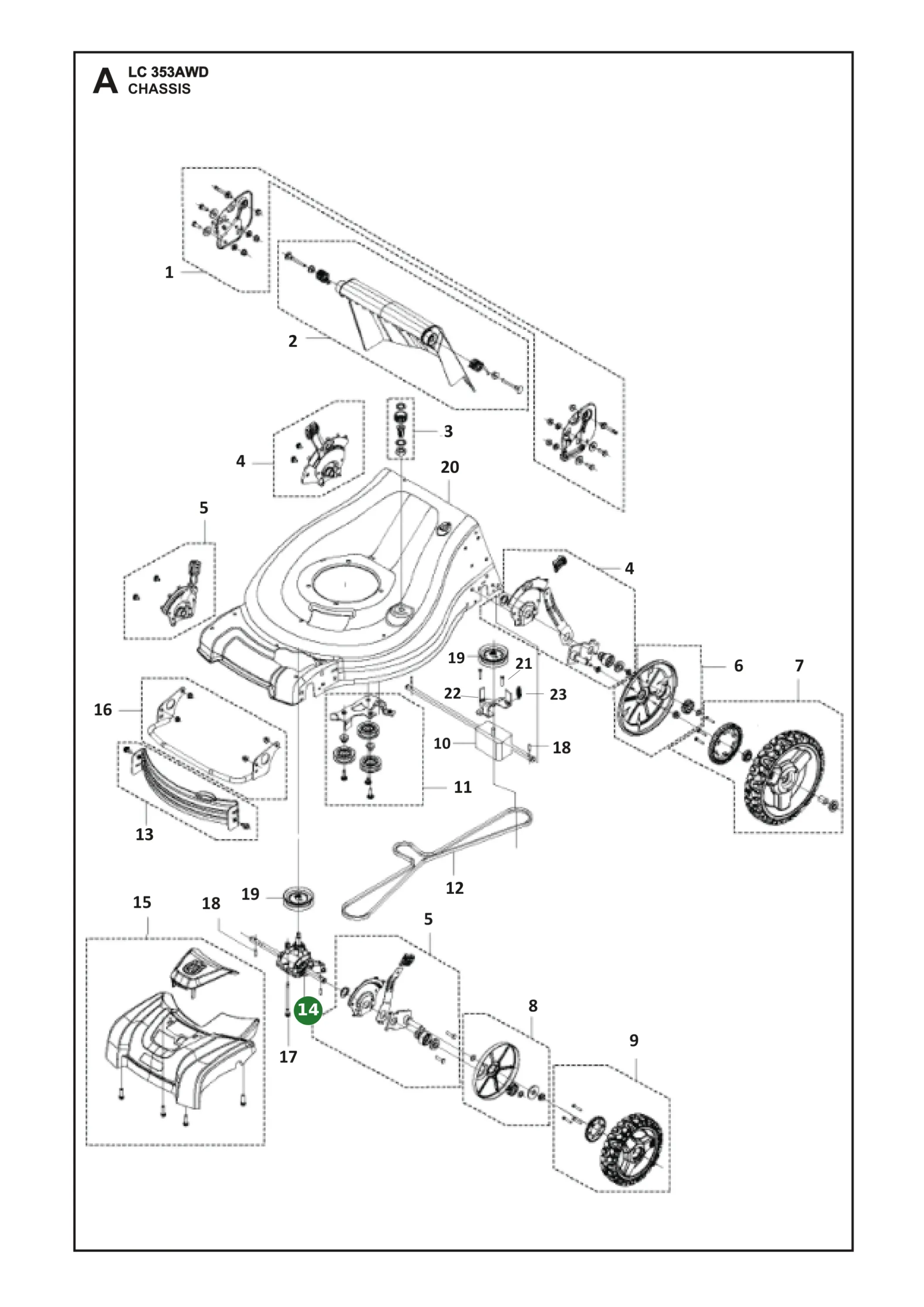 Position im Ersatzteilkatalog