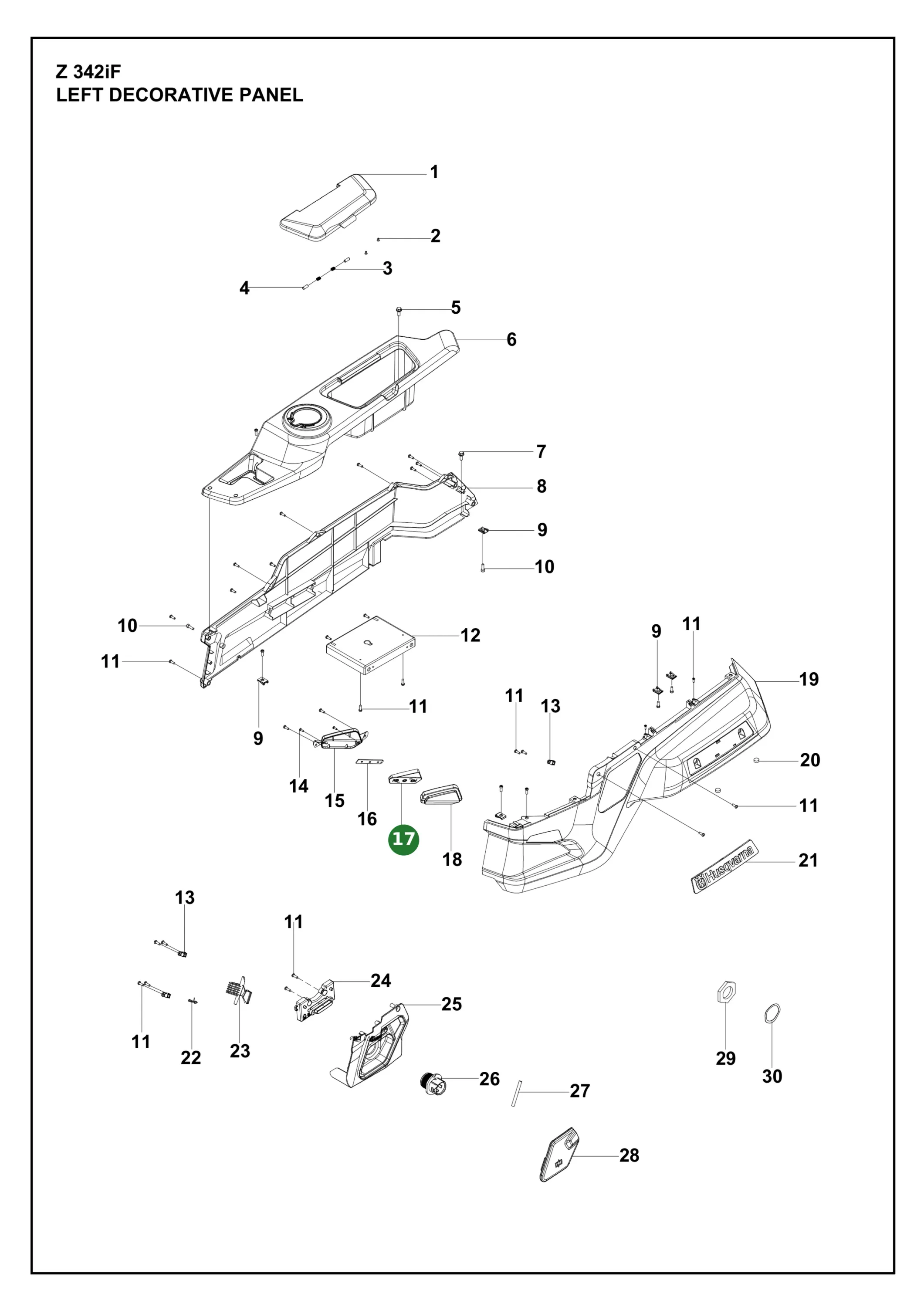 Position im Ersatzteilkatalog