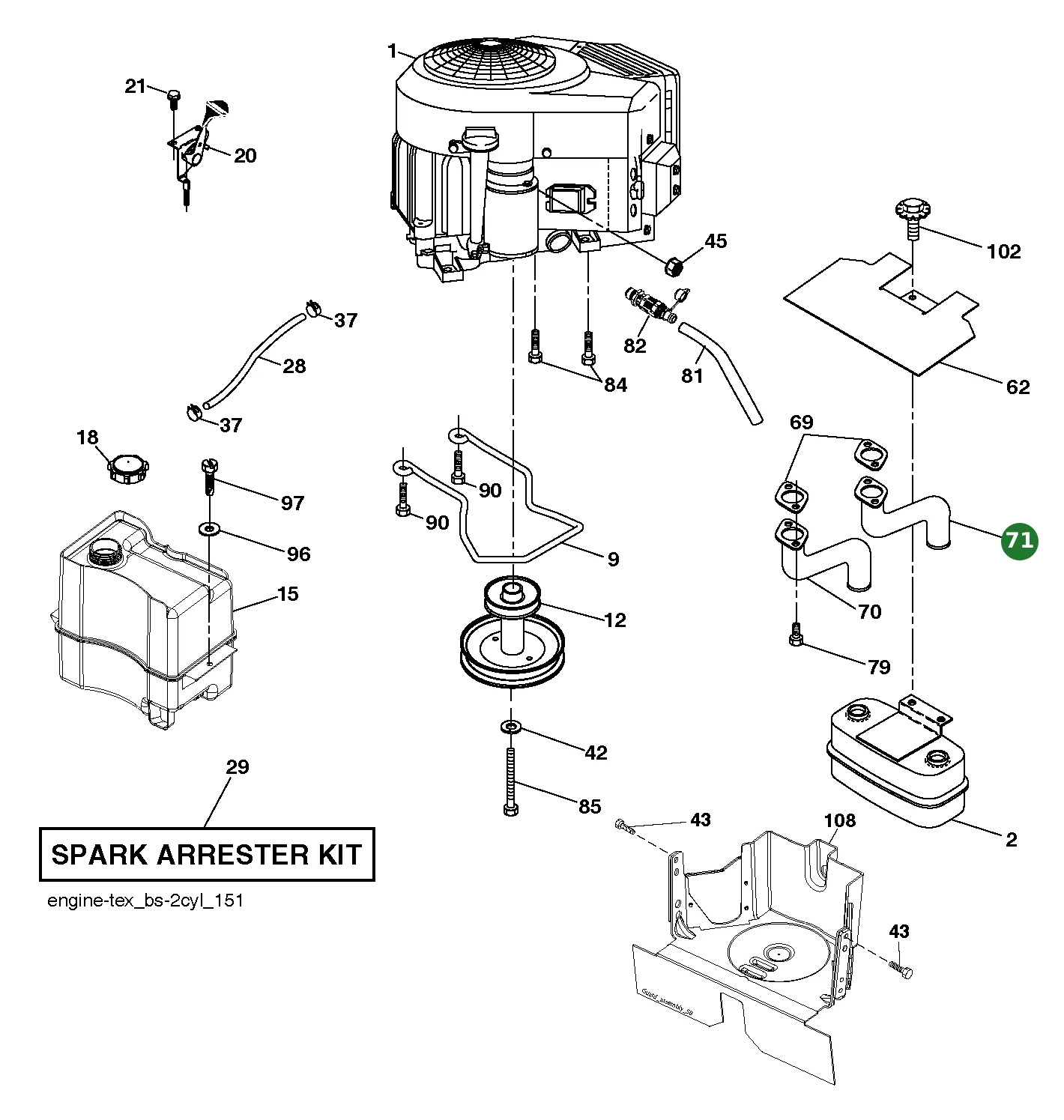Position im Ersatzteilkatalog