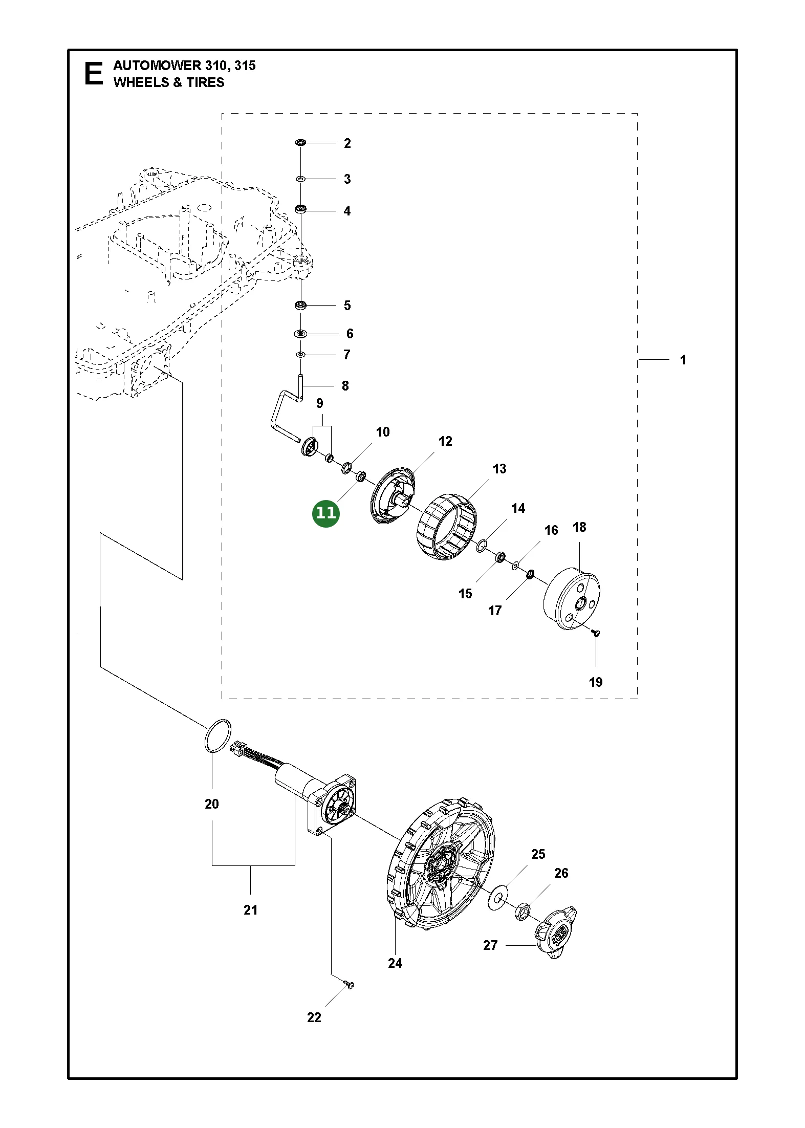 Position im Ersatzteilkatalog
