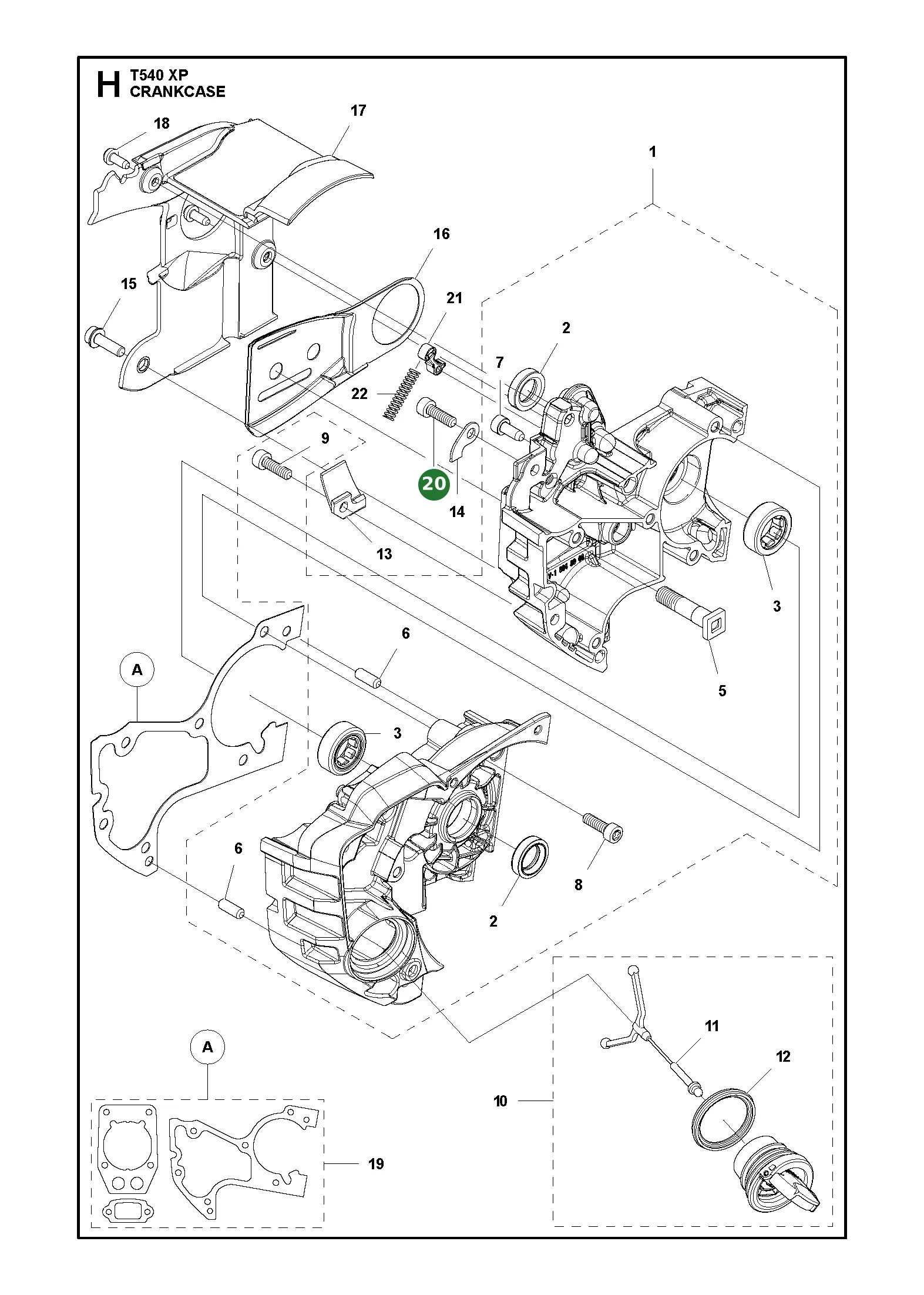 Schraube Itxscm f&uuml;r Husqvarna Motors&auml;gen T540...