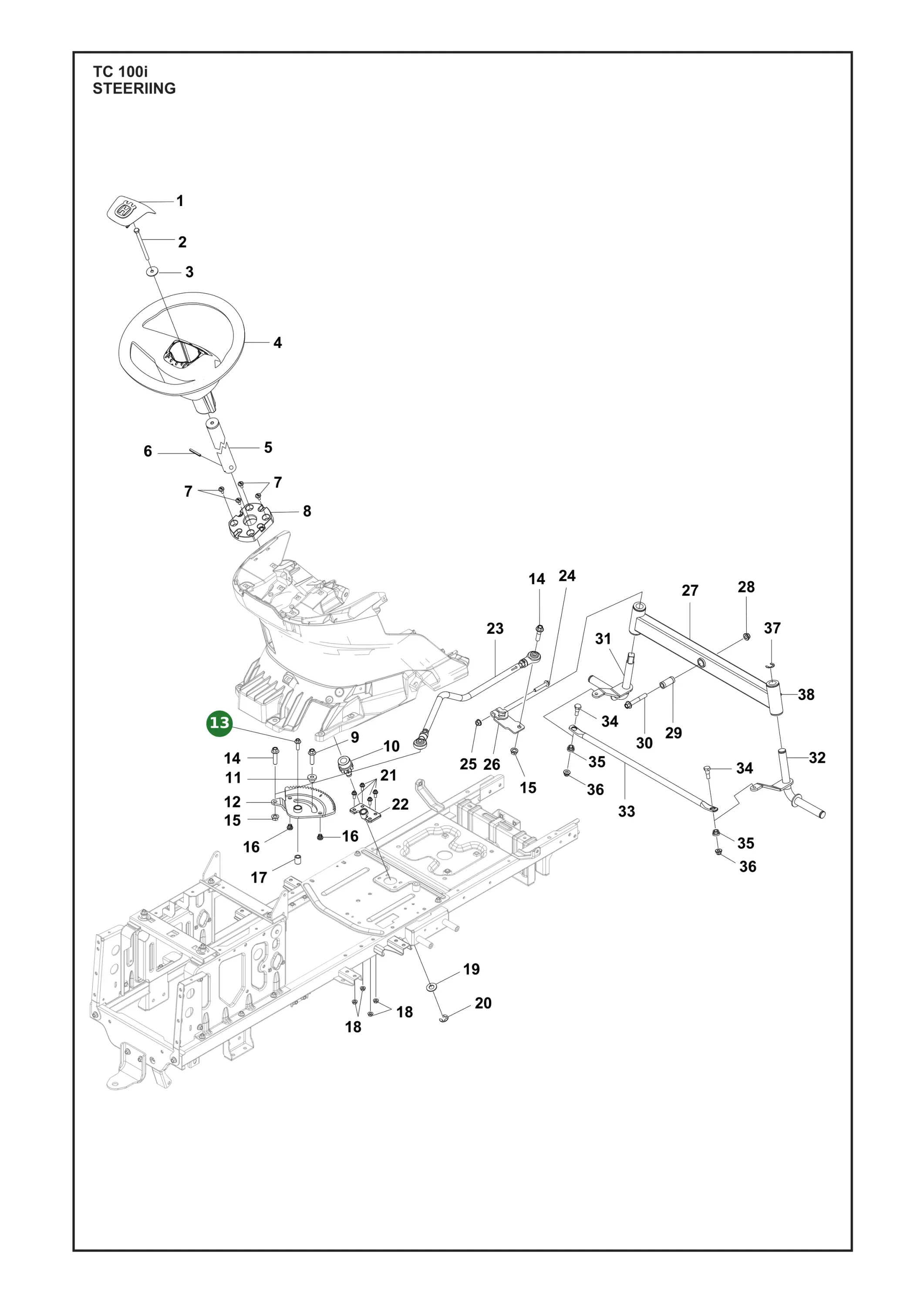Position im Ersatzteilkatalog