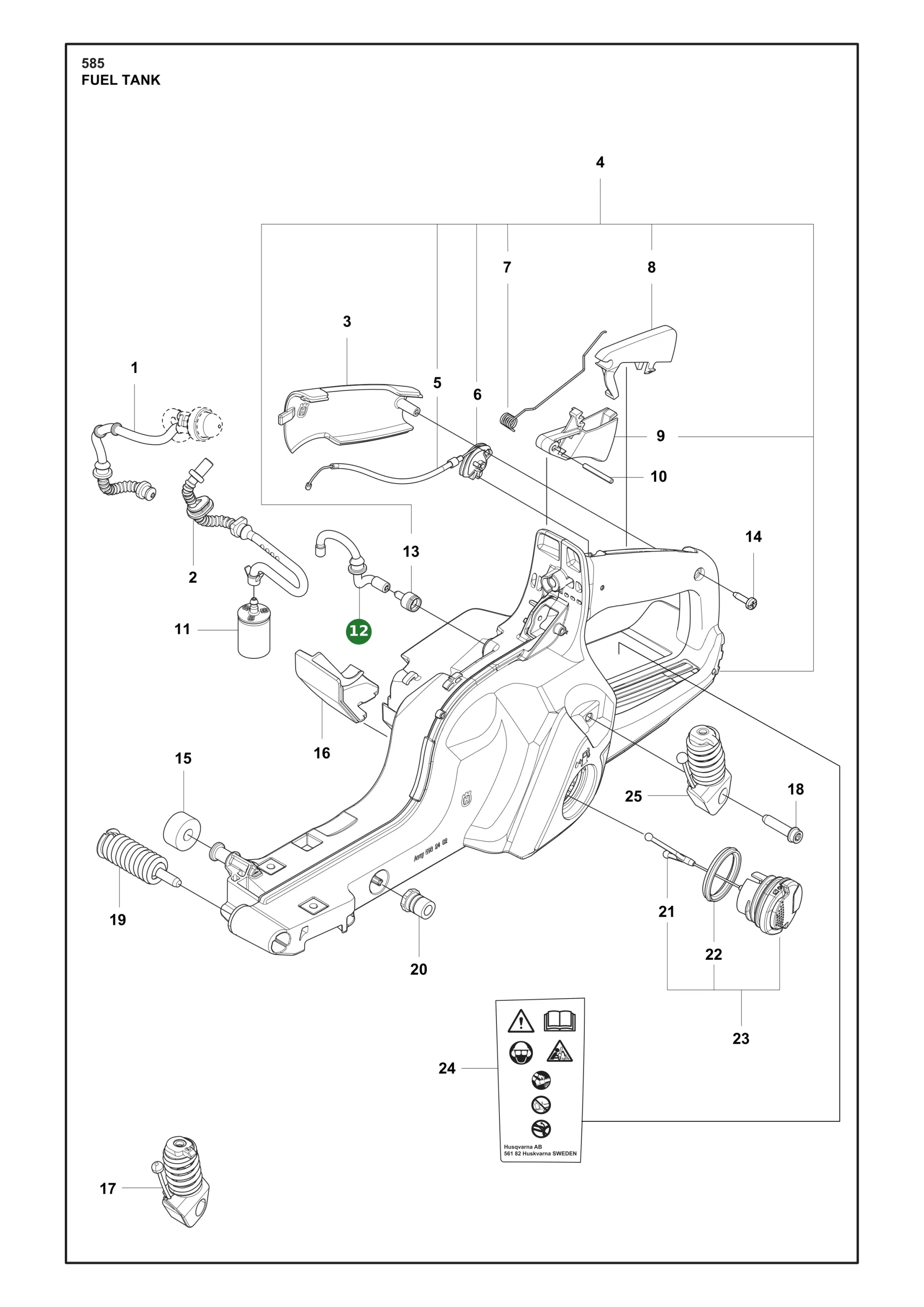 Position im Ersatzteilkatalog