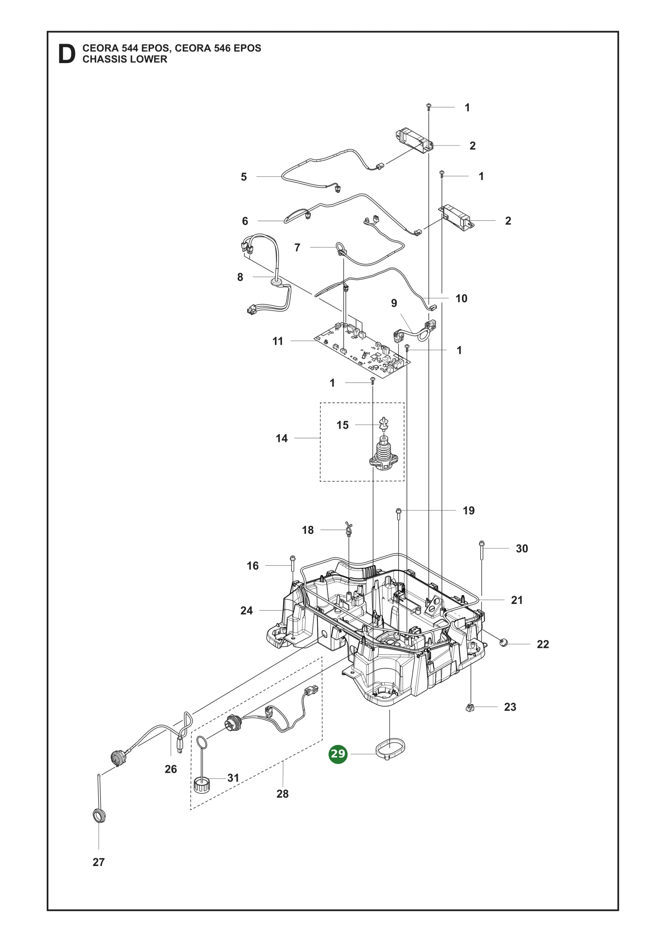 Position im Ersatzteilkatalog
