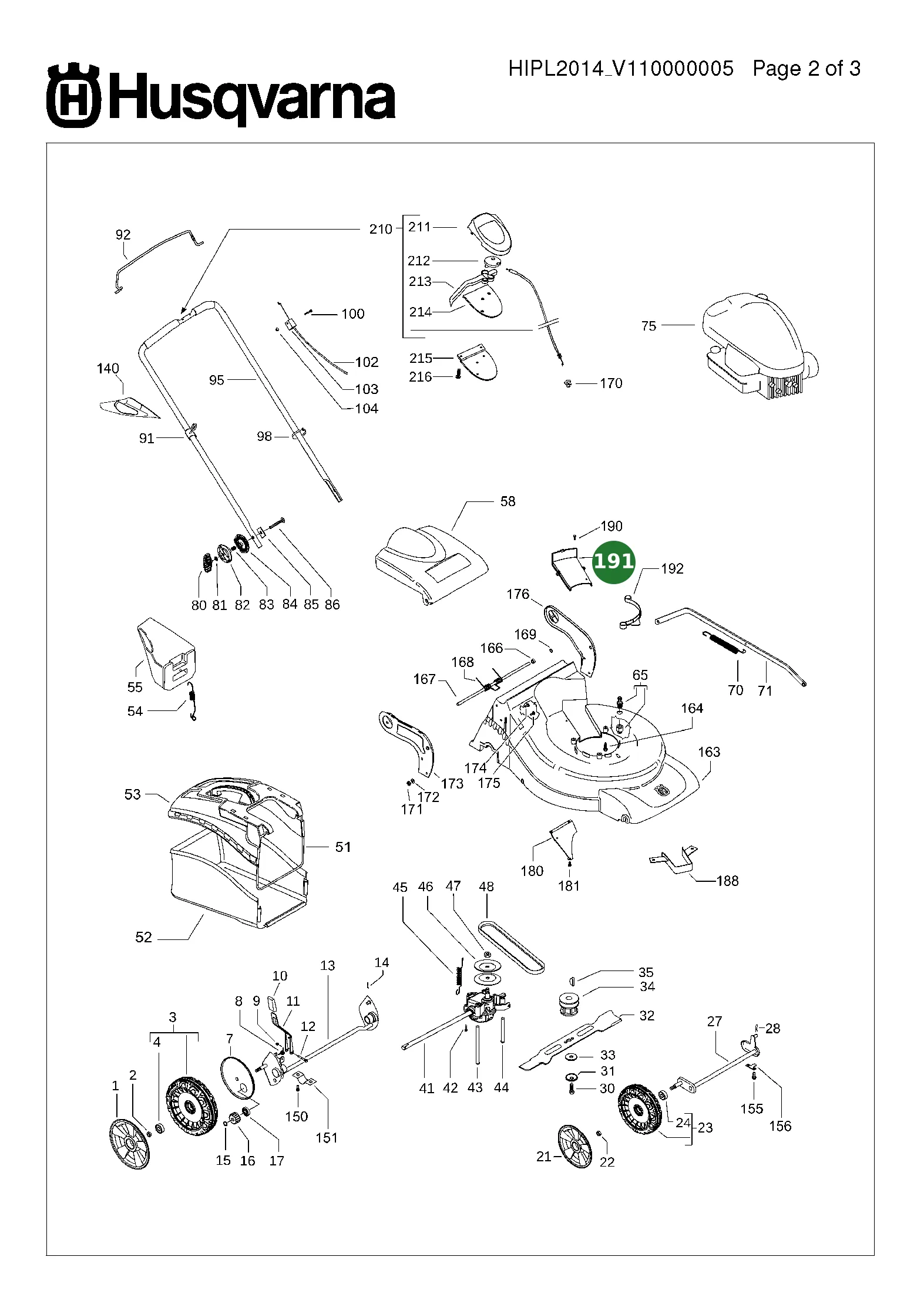 Position im Ersatzteilkatalog