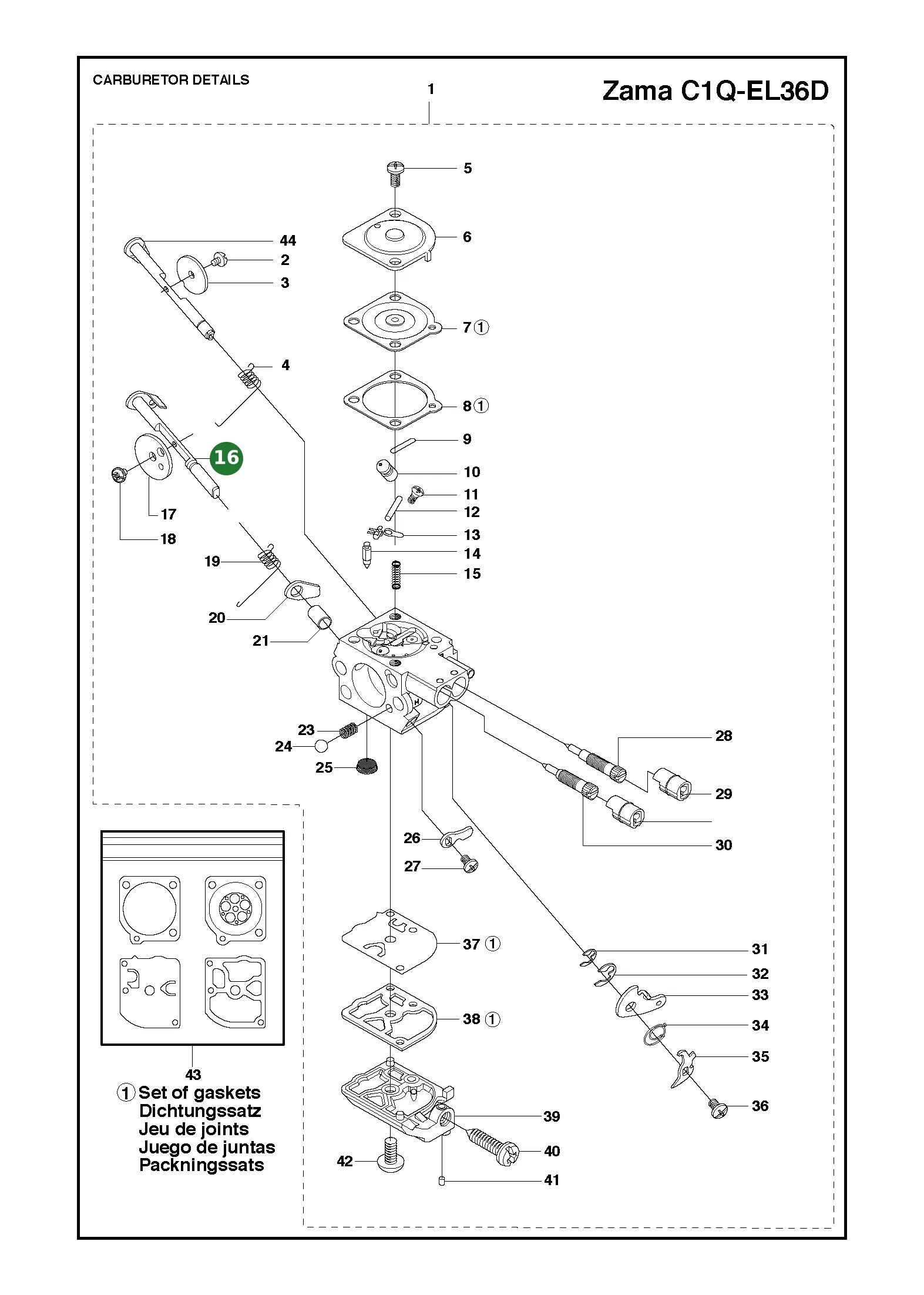 Position im Ersatzteilkatalog