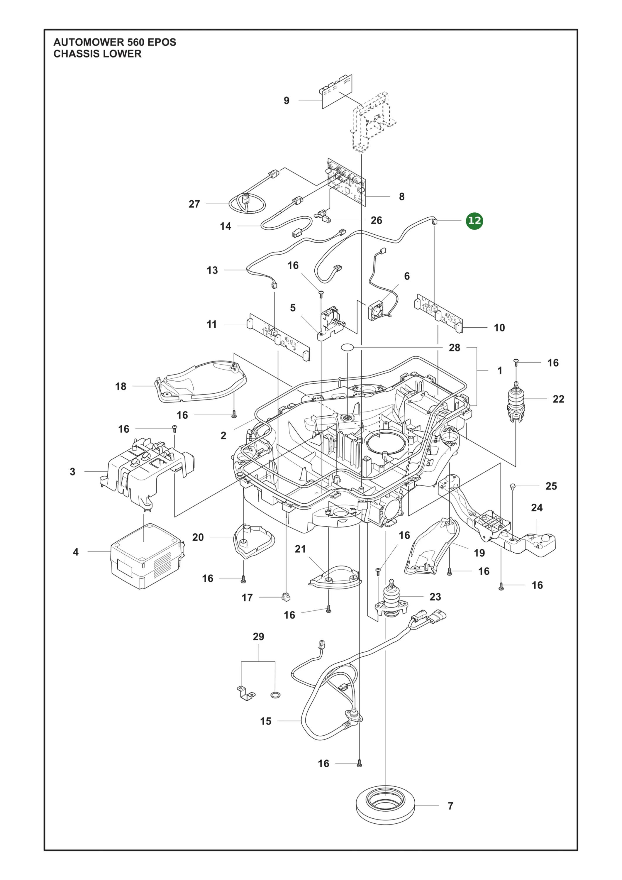 Position im Ersatzteilkatalog