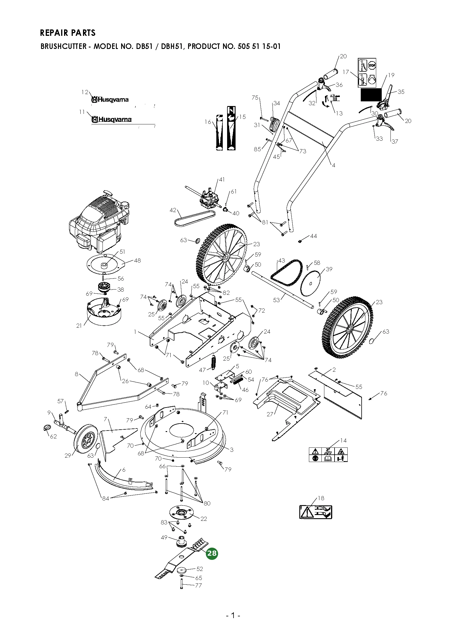 Position im Ersatzteilkatalog