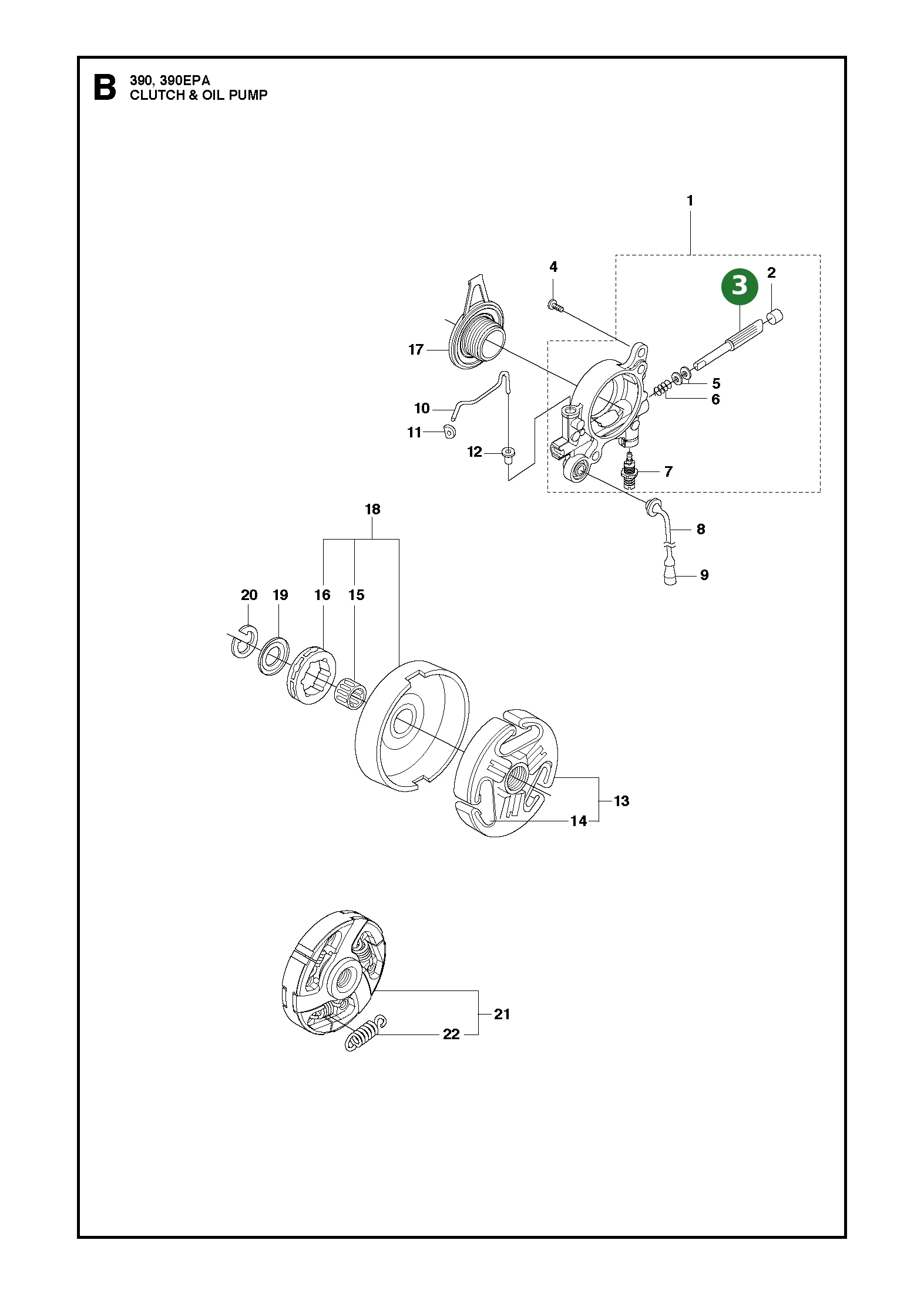 Pumpenkolben f&uuml;r Husqvarna Motors&auml;gen 385 XP,...