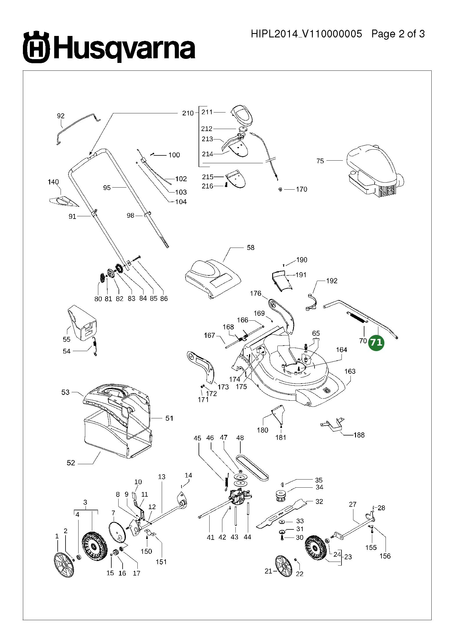 Position im Ersatzteilkatalog