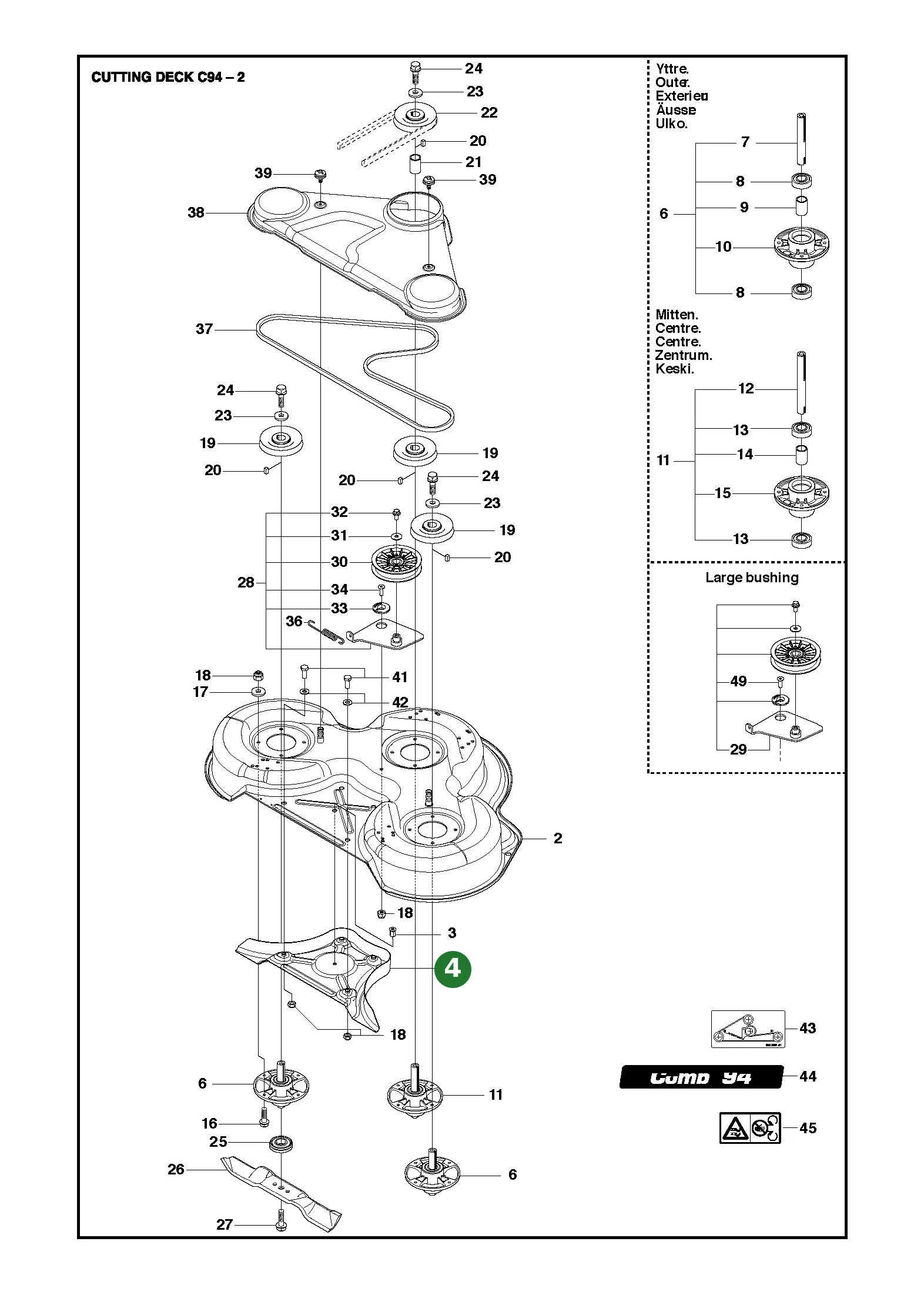 Position im Ersatzteilkatalog
