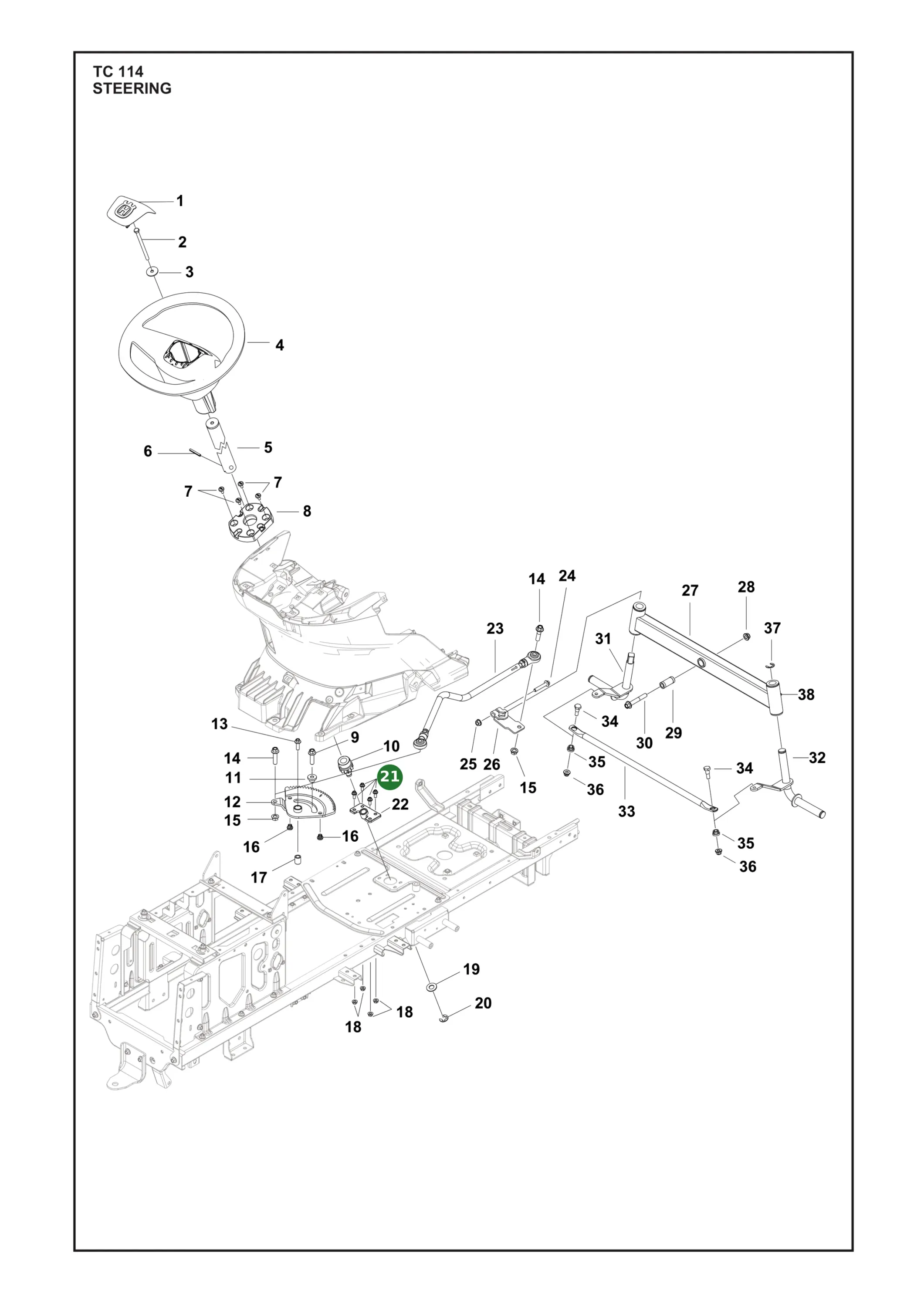 Position im Ersatzteilkatalog