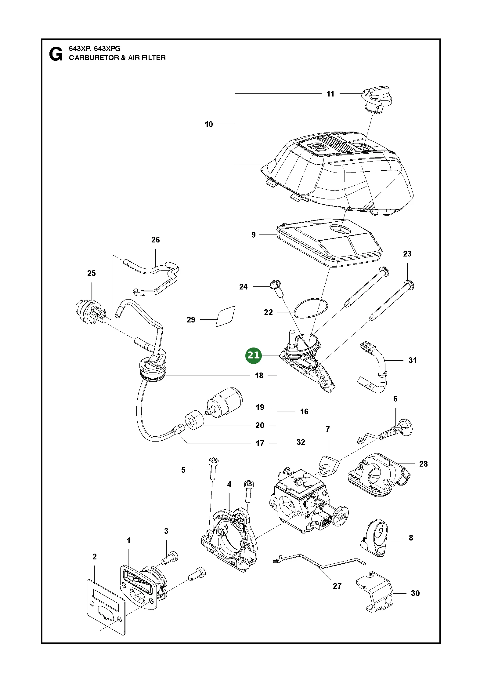 Position im Ersatzteilkatalog