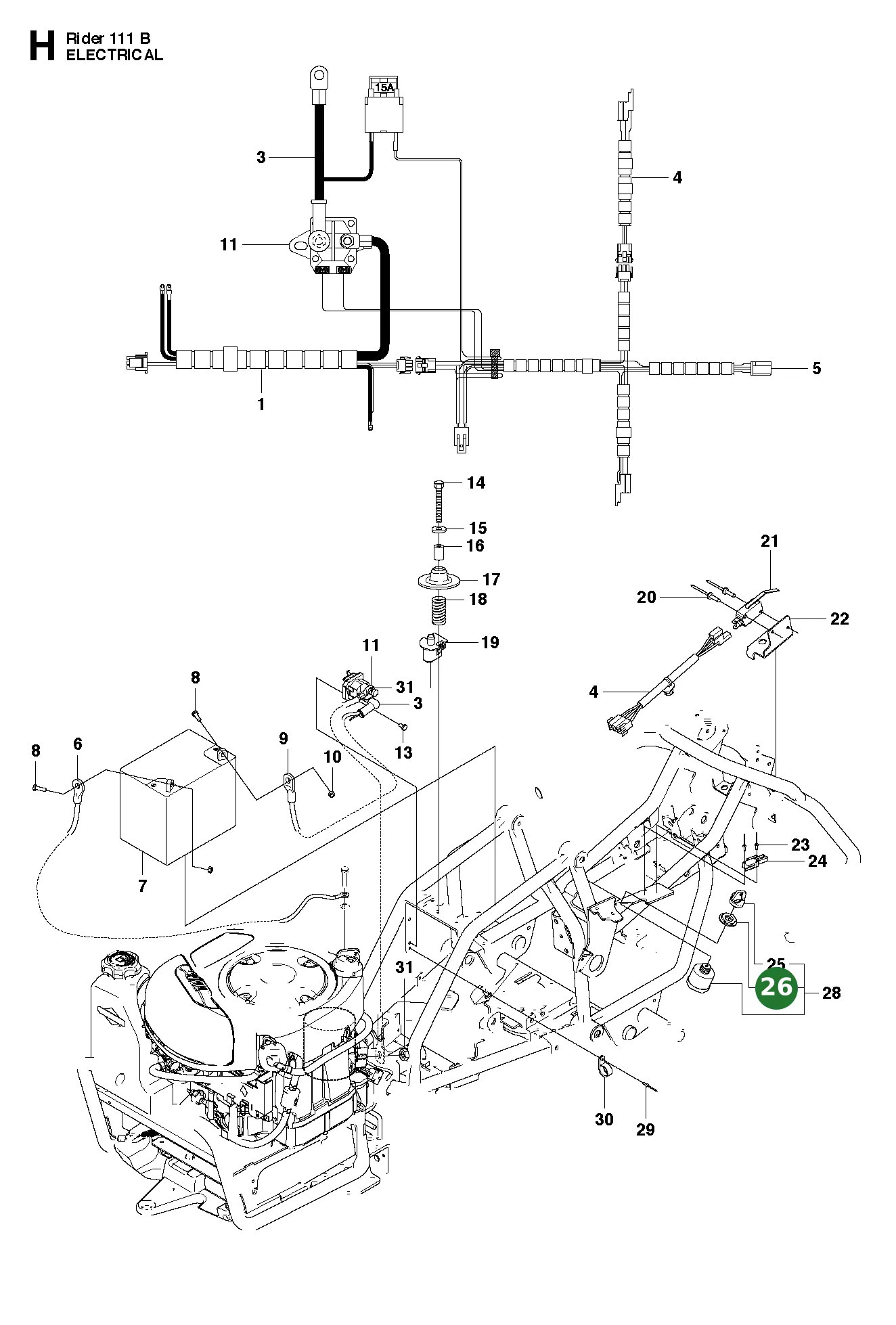 Position im Ersatzteilkatalog