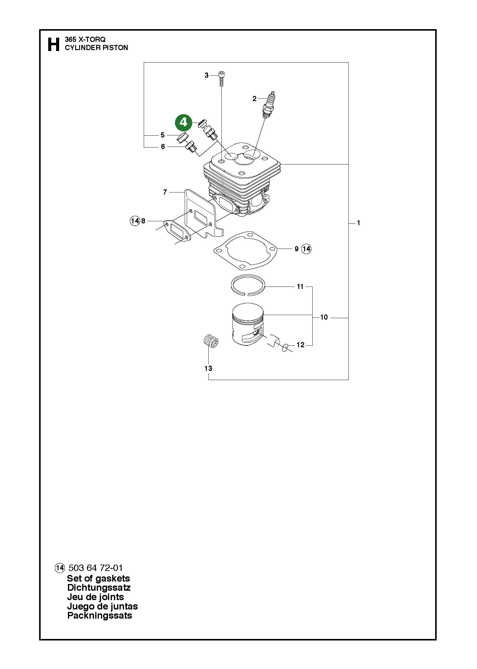 Position im Ersatzteilkatalog