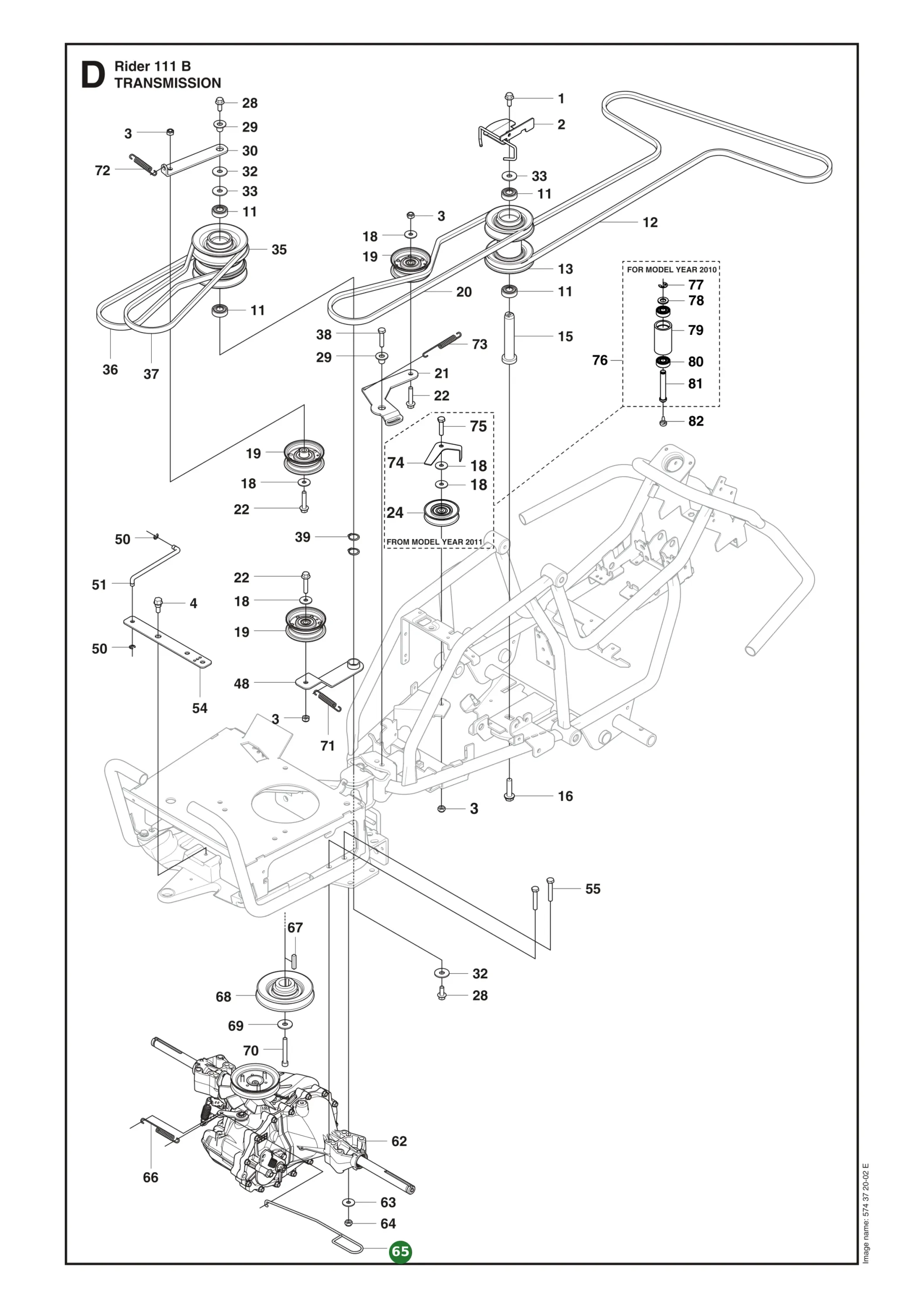 Position im Ersatzteilkatalog