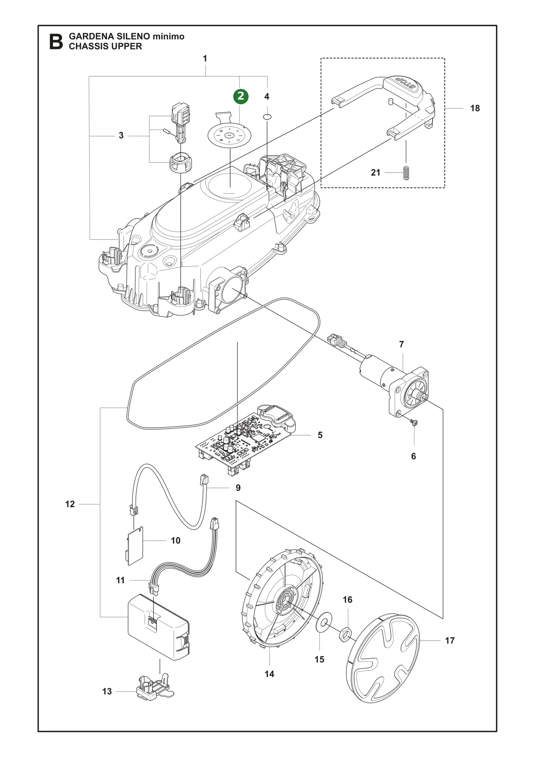 Position im Ersatzteilkatalog