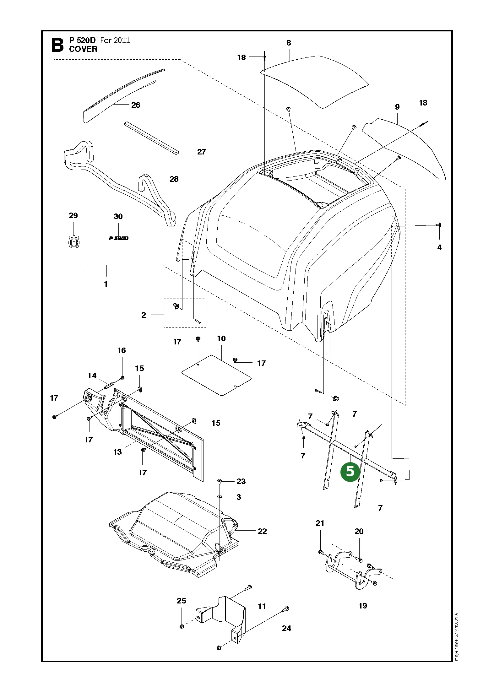 Position im Ersatzteilkatalog
