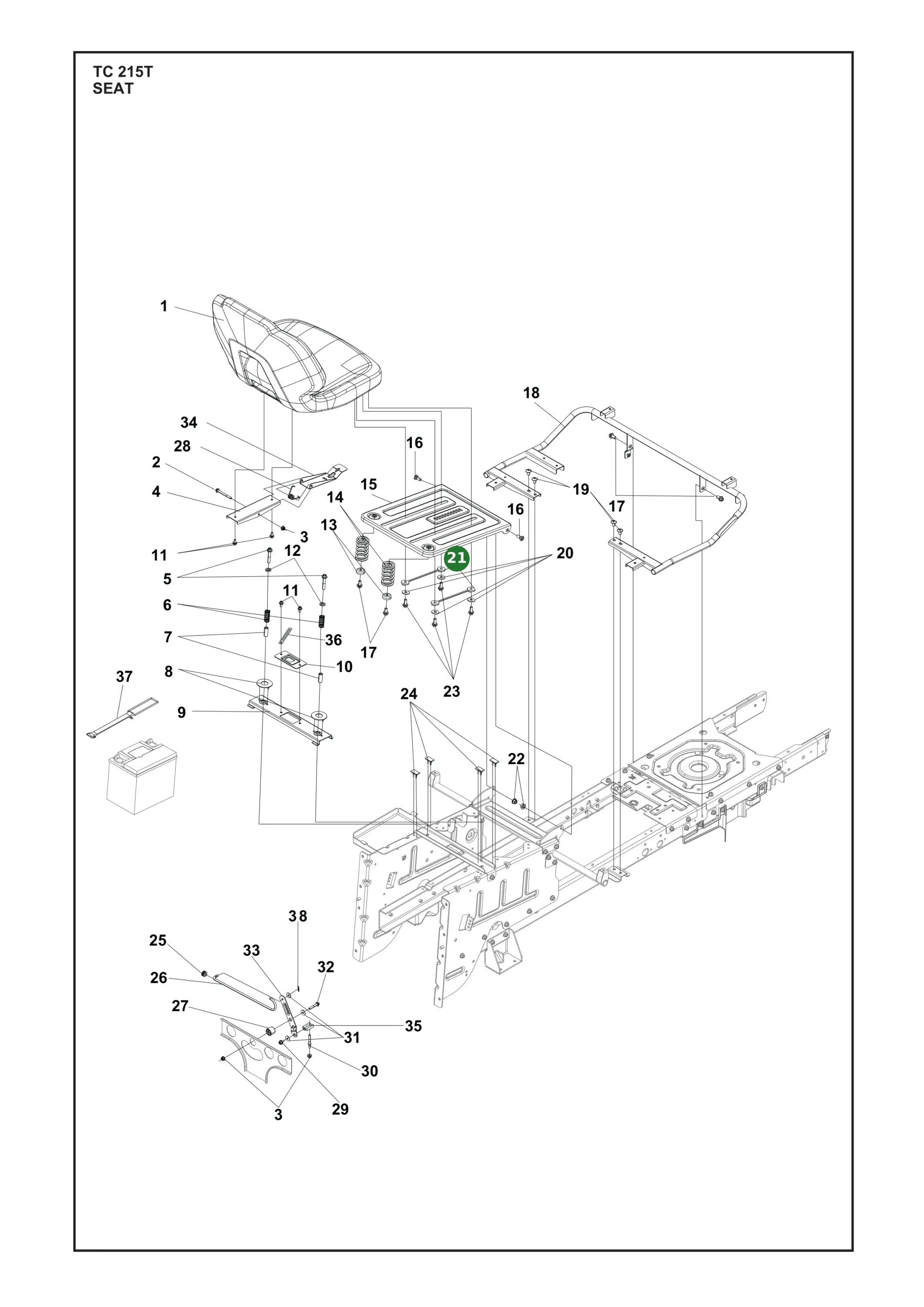 Position im Ersatzteilkatalog