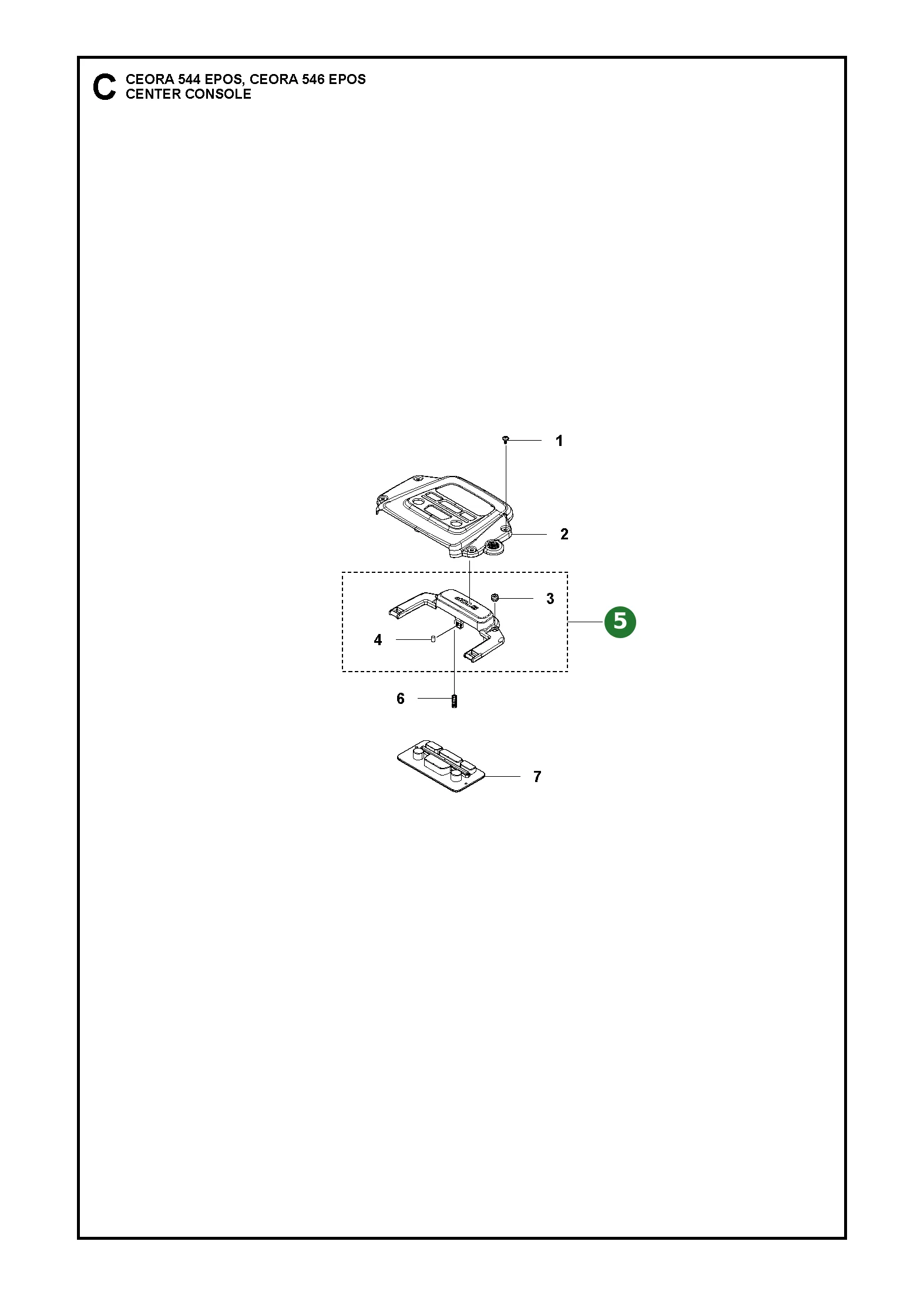 Position im Ersatzteilkatalog