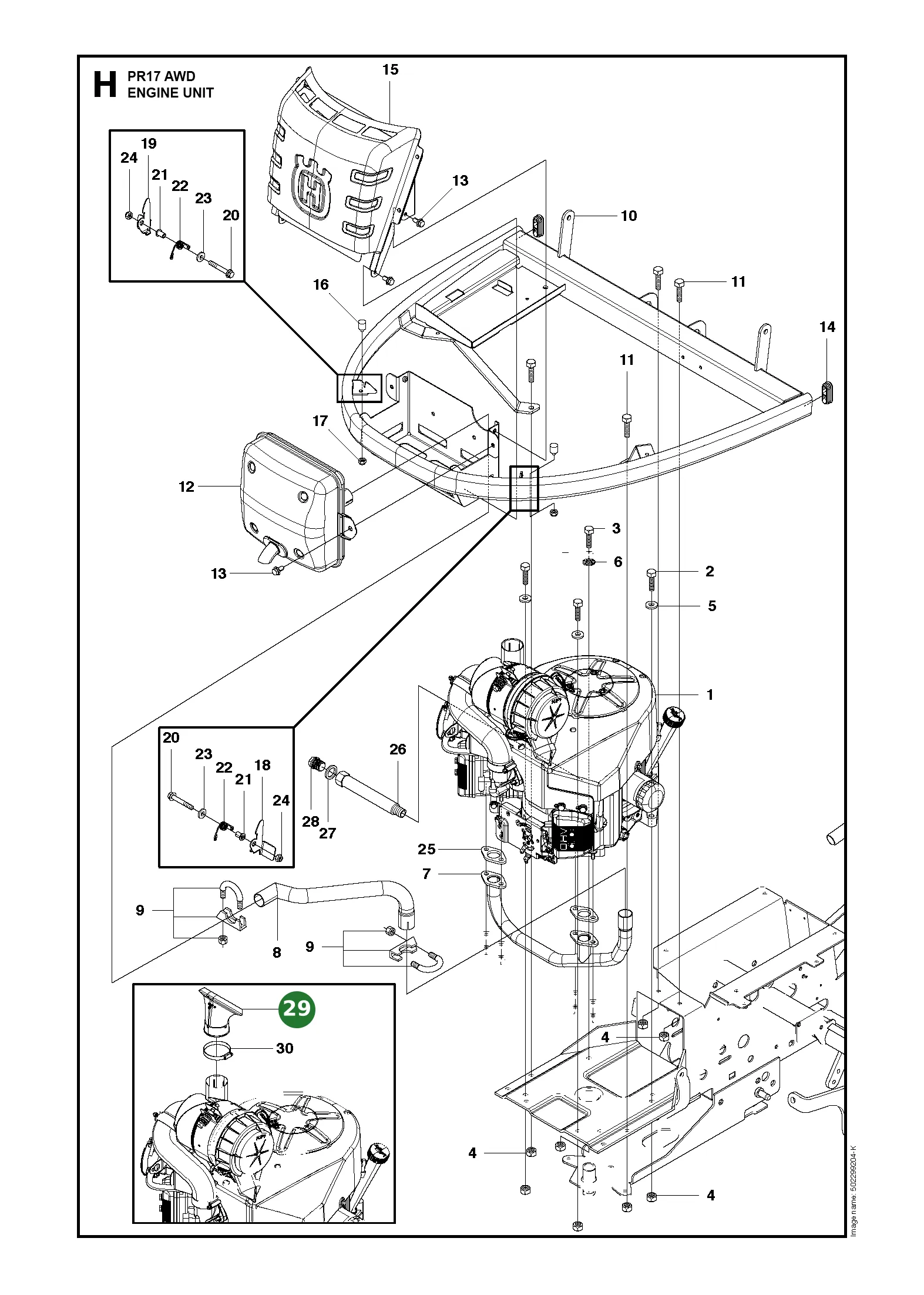 Position im Ersatzteilkatalog