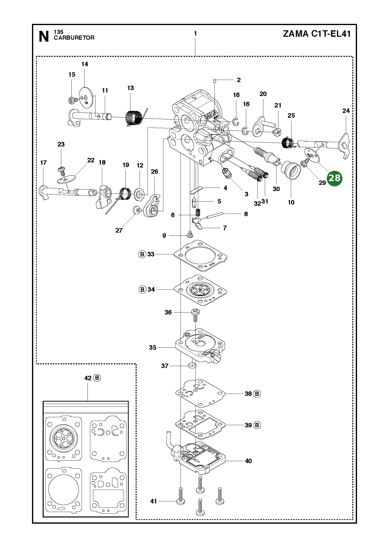 Position im Ersatzteilkatalog